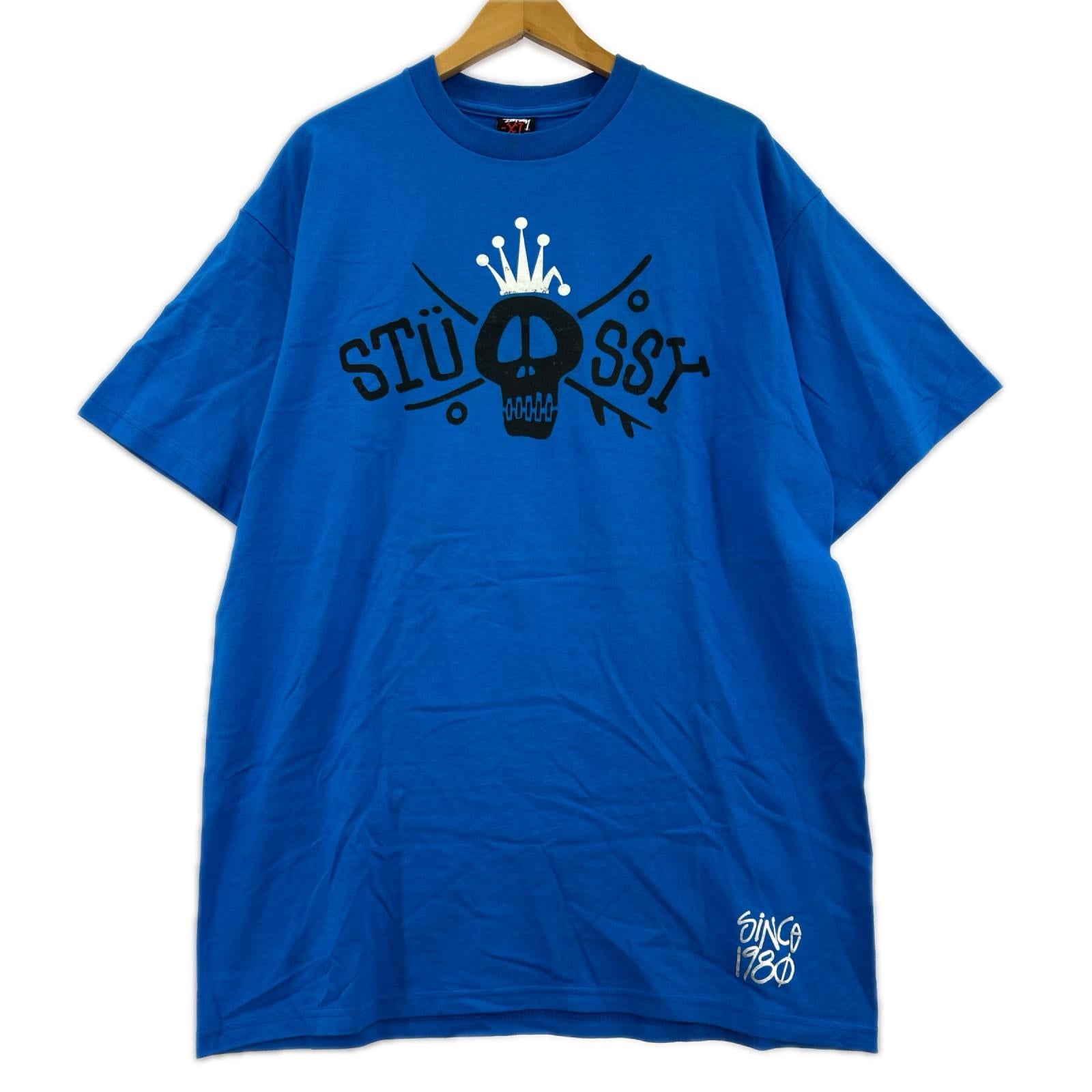 半袖Ｔシャツ ｽｶﾙﾌﾟﾘﾝﾄ/ｻｲｽﾞXL ブルー