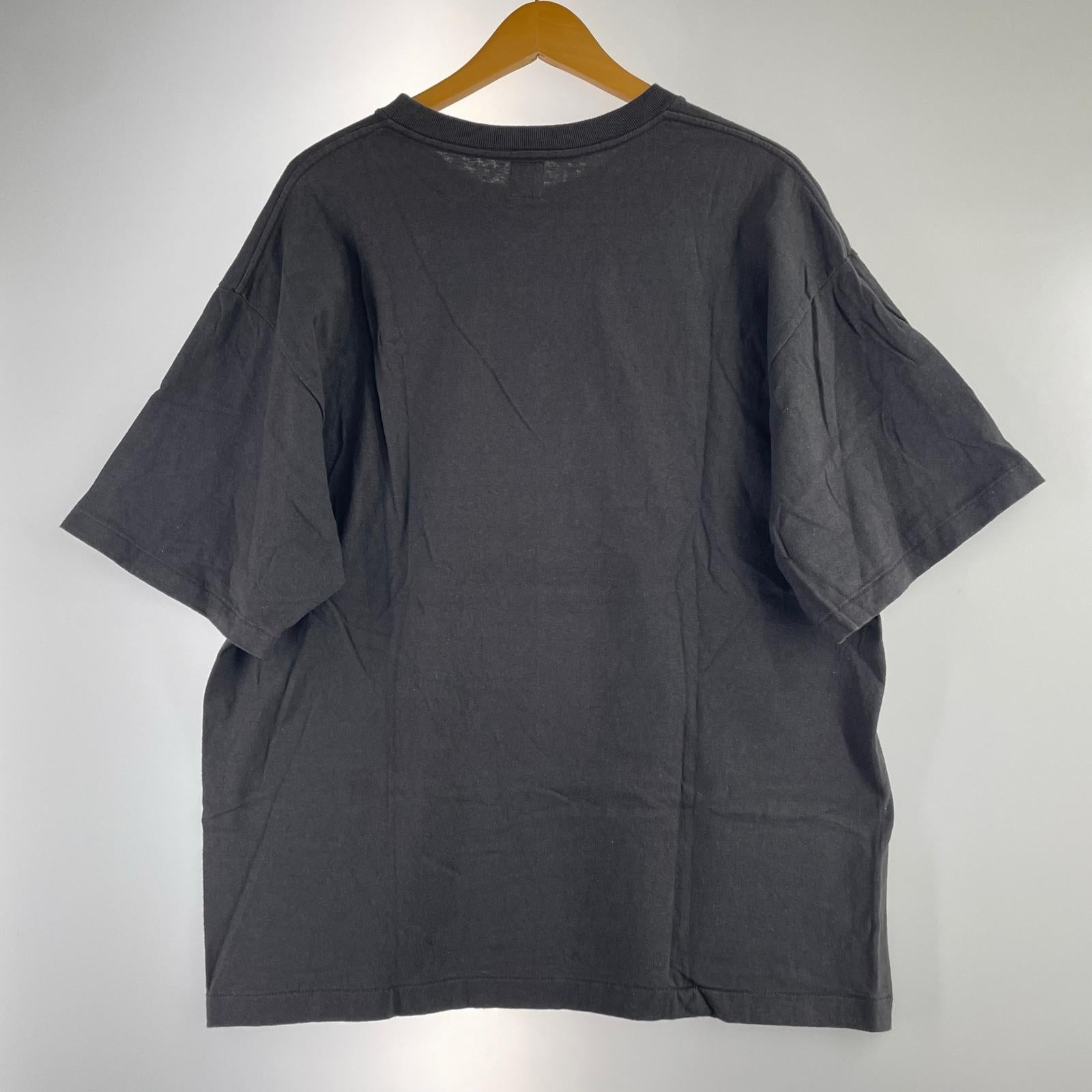 半袖Ｔシャツ ﾌﾟﾘﾝﾄTｼｬﾂ/ｻｲｽﾞ ブラック