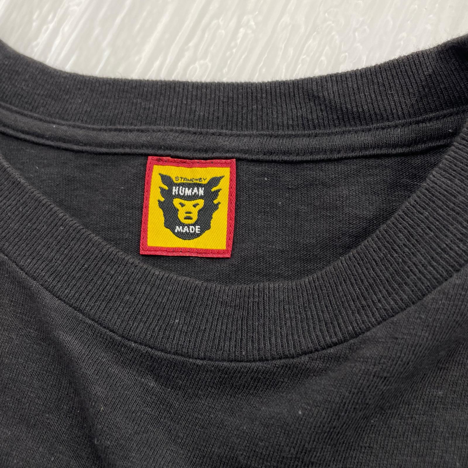 半袖Ｔシャツ ﾌﾟﾘﾝﾄTｼｬﾂ/ｻｲｽﾞ ブラック