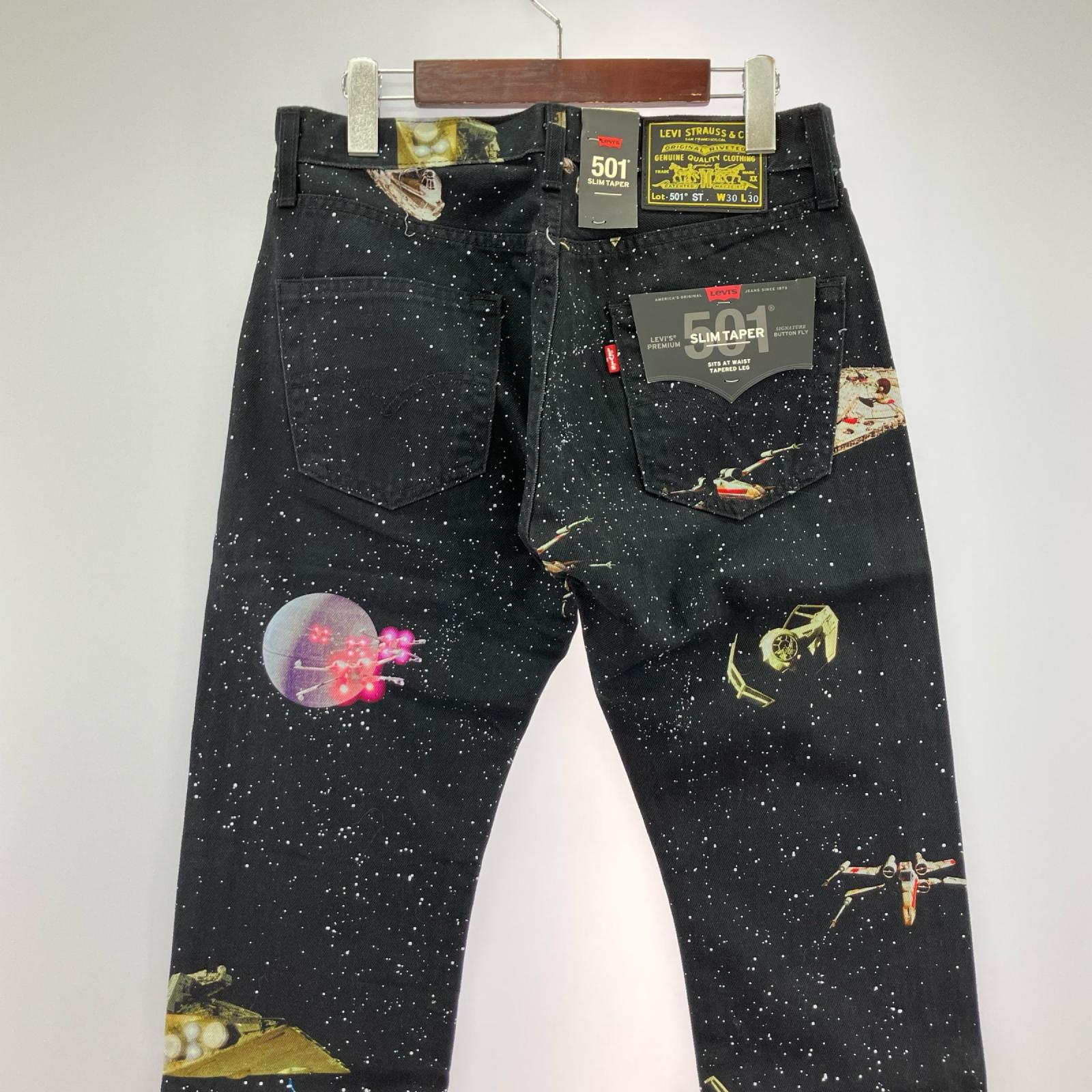 デニムパンツ ×STAR WARS 501 30 ブラック