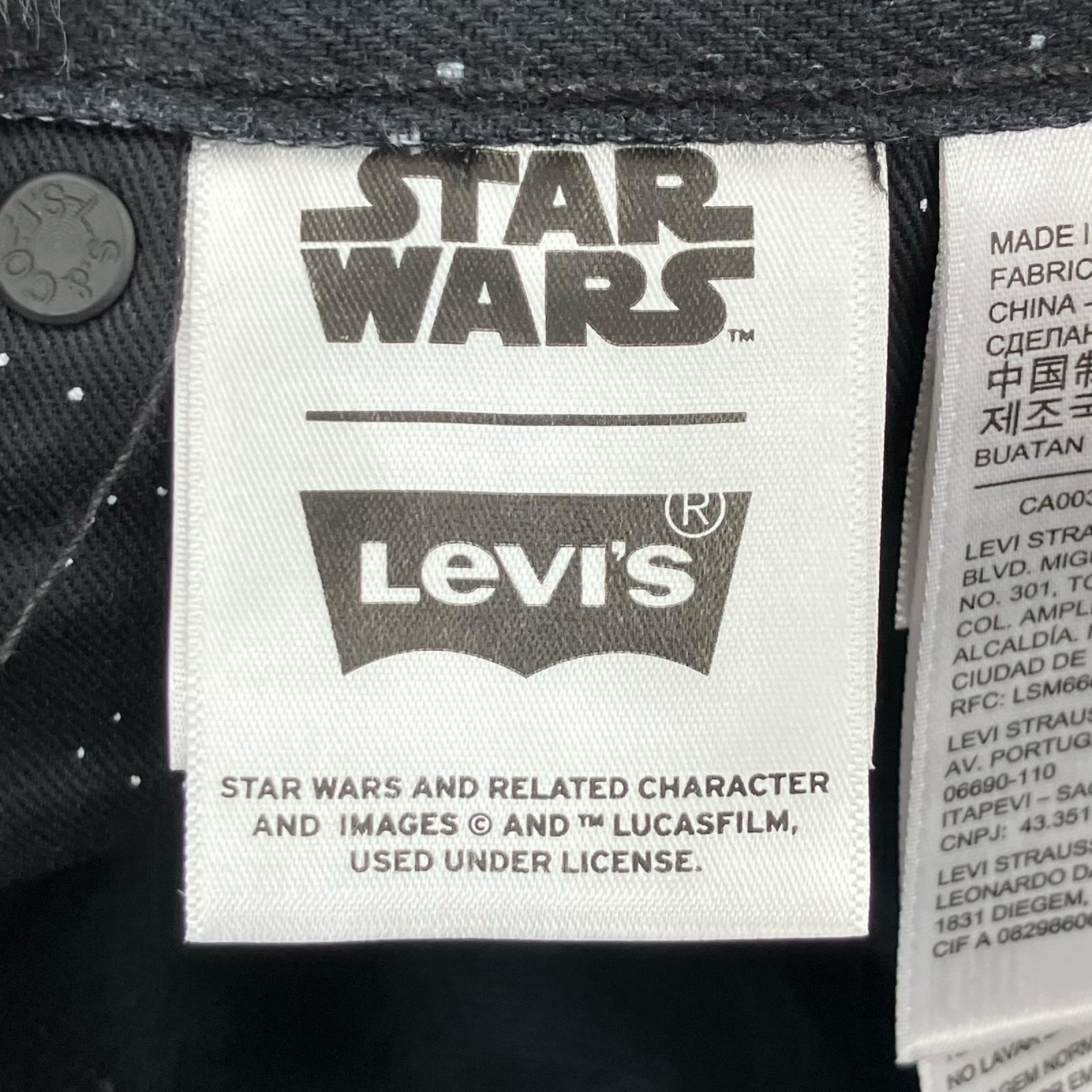 デニムパンツ ×STAR WARS 501 30 ブラック