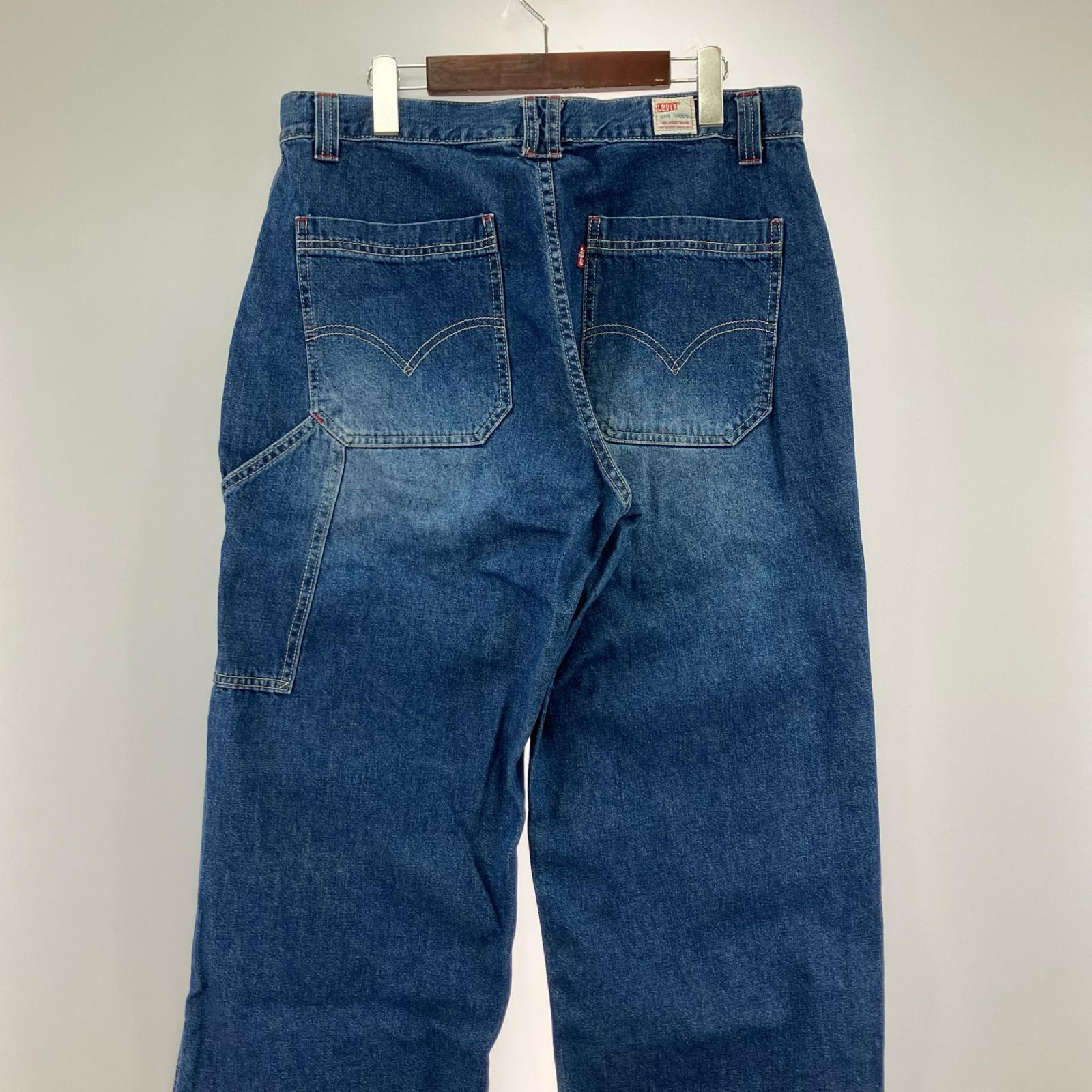 デニムパンツ 90s DRY GOODS ﾜｰｸﾊﾟﾝﾂ M ブルー