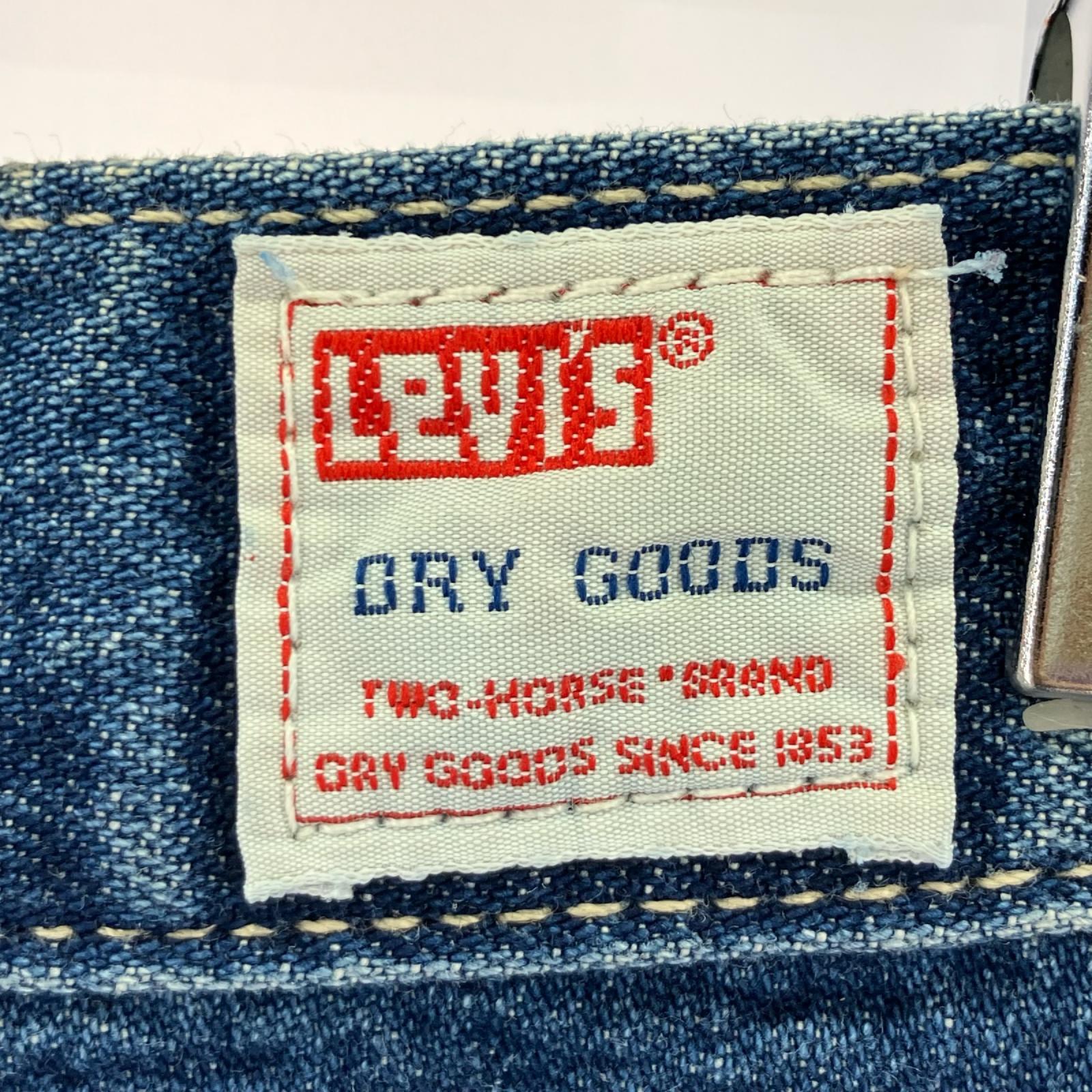 デニムパンツ 90s DRY GOODS ﾜｰｸﾊﾟﾝﾂ M ブルー