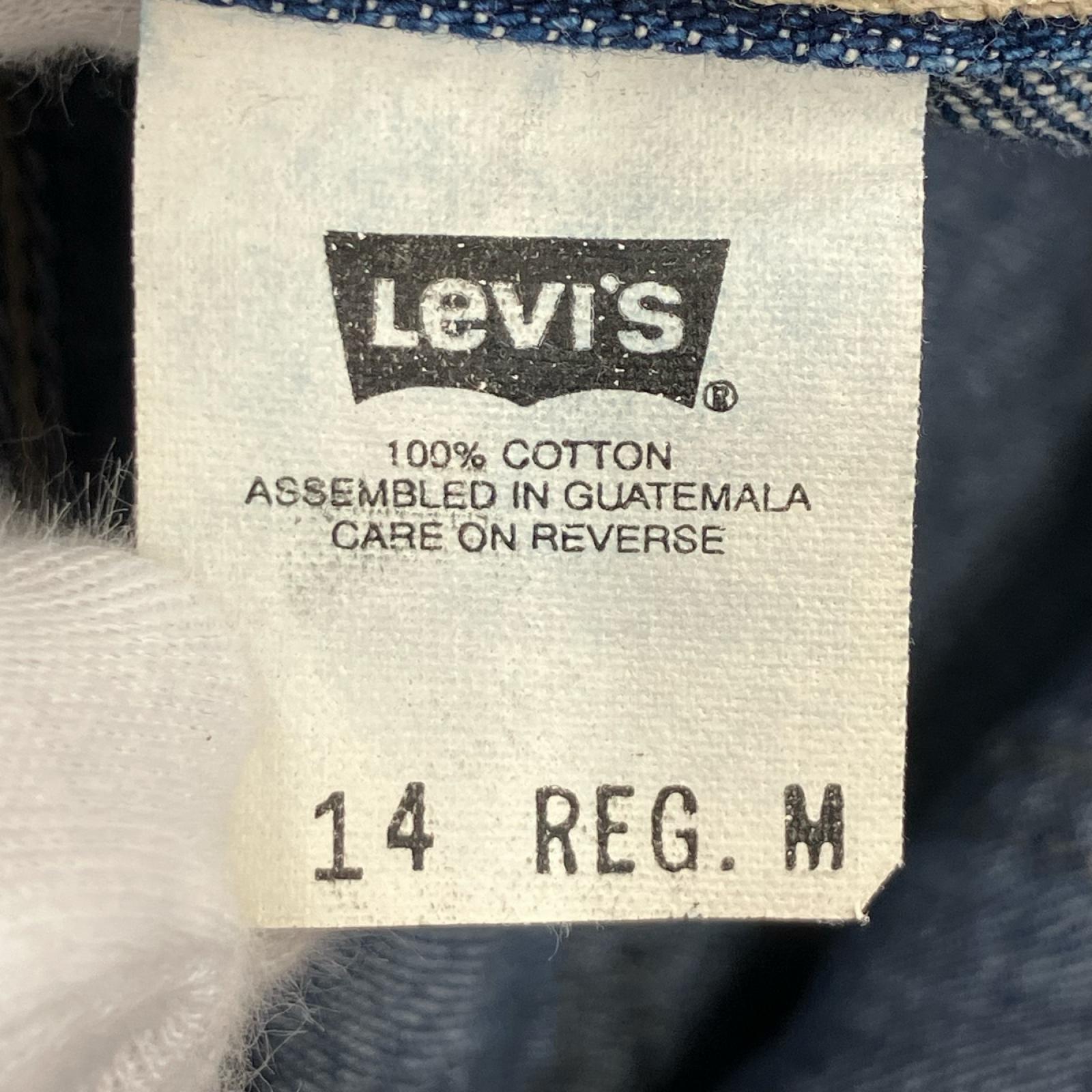 デニムパンツ 90s DRY GOODS ﾜｰｸﾊﾟﾝﾂ M ブルー