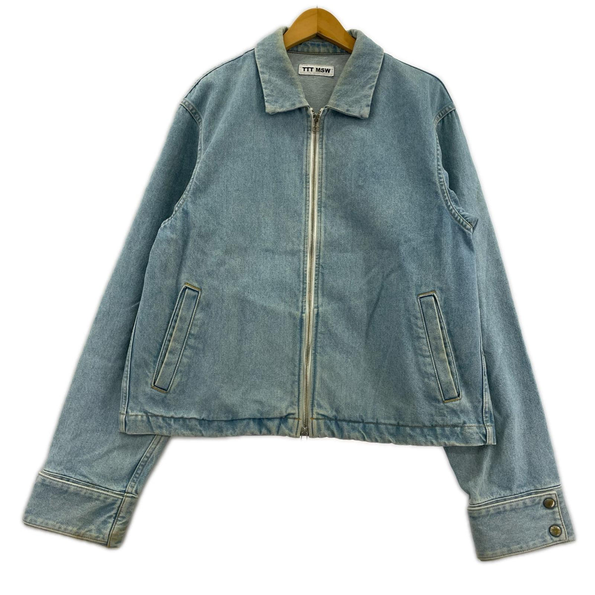 デニムジャケット 21SS ﾀﾞﾌﾞﾙｼﾞｯﾌﾟ ﾃﾞﾆﾑｼﾞｬｹｯﾄ ｲﾝﾃﾞｨｺﾞ（L） L