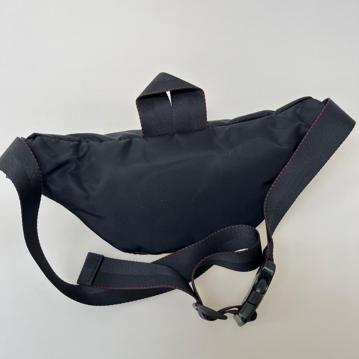 ボディバッグ HOMME 23SS Nylon Twill Crossbody Bag ブラック