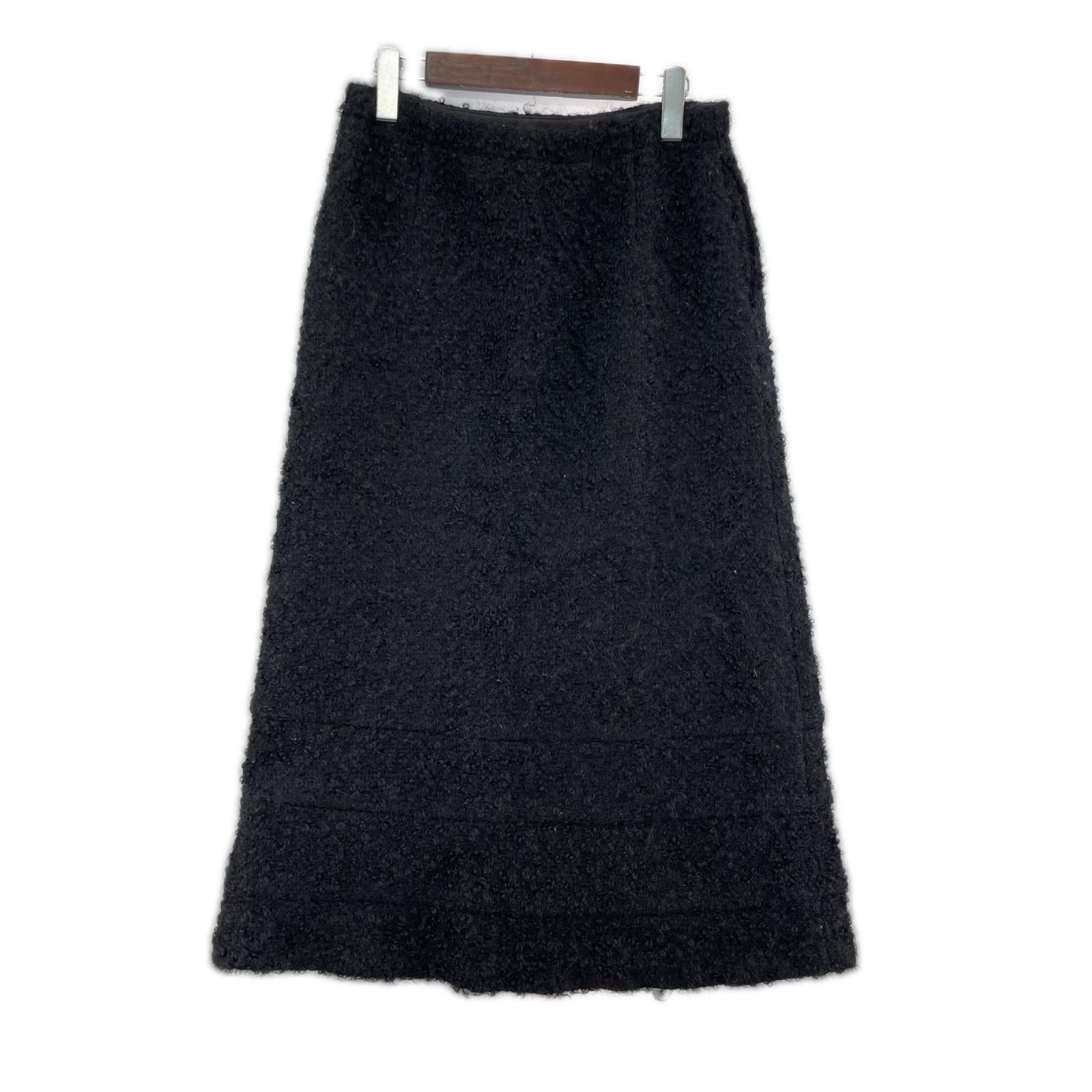 ロングスカート tricot COMME des GARCONS ロングスカート M ブラック