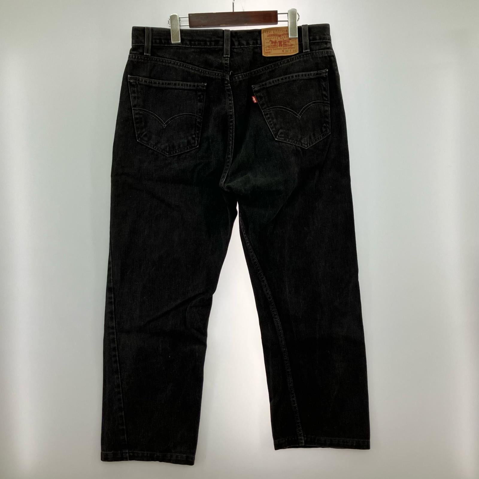 デニムパンツ Lot505 ﾌﾞﾗｯｸﾃﾞﾆﾑ 36 ブラック