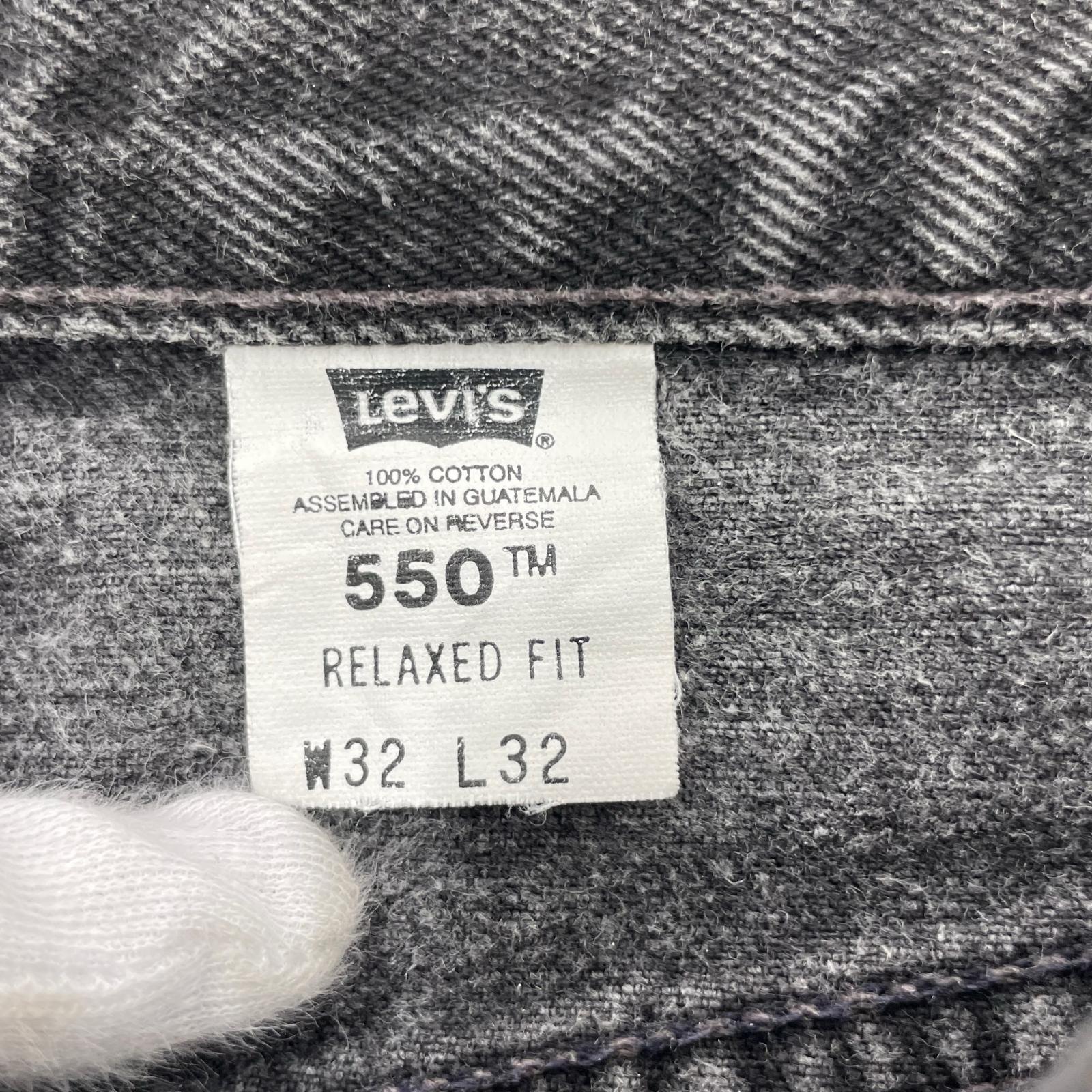 デニムパンツ Lot550 ﾌﾞﾗｯｸﾃﾞﾆﾑ 32 ブラック
