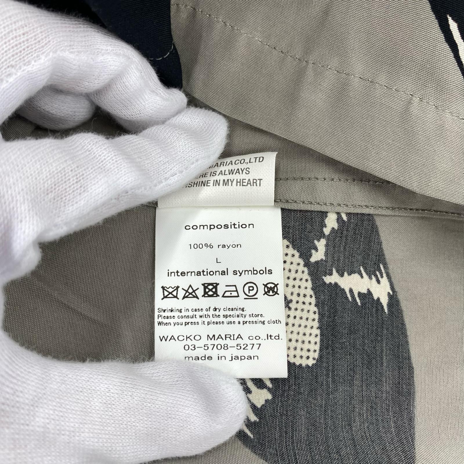 長袖シャツ RECORDS HAWAIIAN SHIRT/ｻｲｽﾞL L