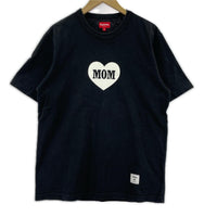 半袖Ｔシャツ MOM/ﾊｰﾄ/黒/M M ブラック