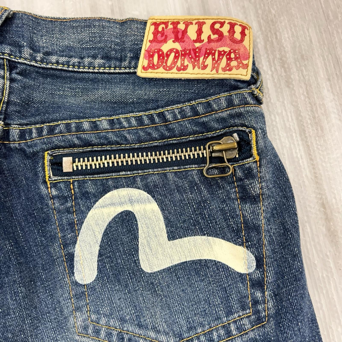 デニムパンツ donna 25 25 ブルー