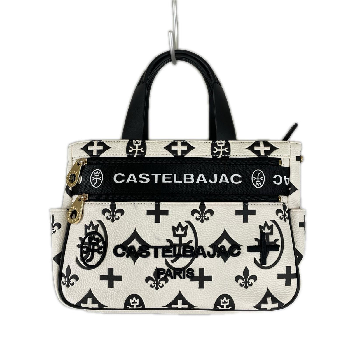 その他バッグ CASTELBAJAC ドライビング トートバッグ 白 ホワイト