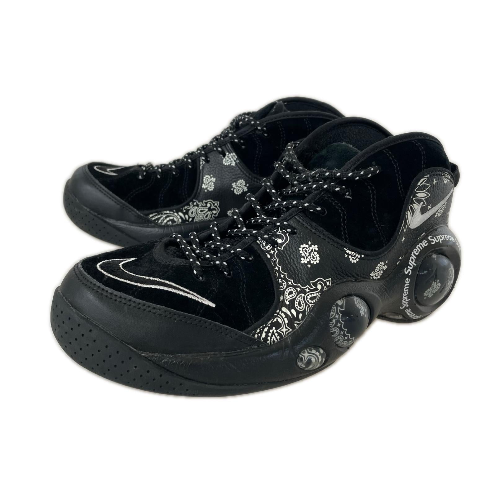 スニーカー SupremeAir Zoom Flight 95 SP Black/White 26.5cm (US8 1/2 UK8 EU43) ブラック