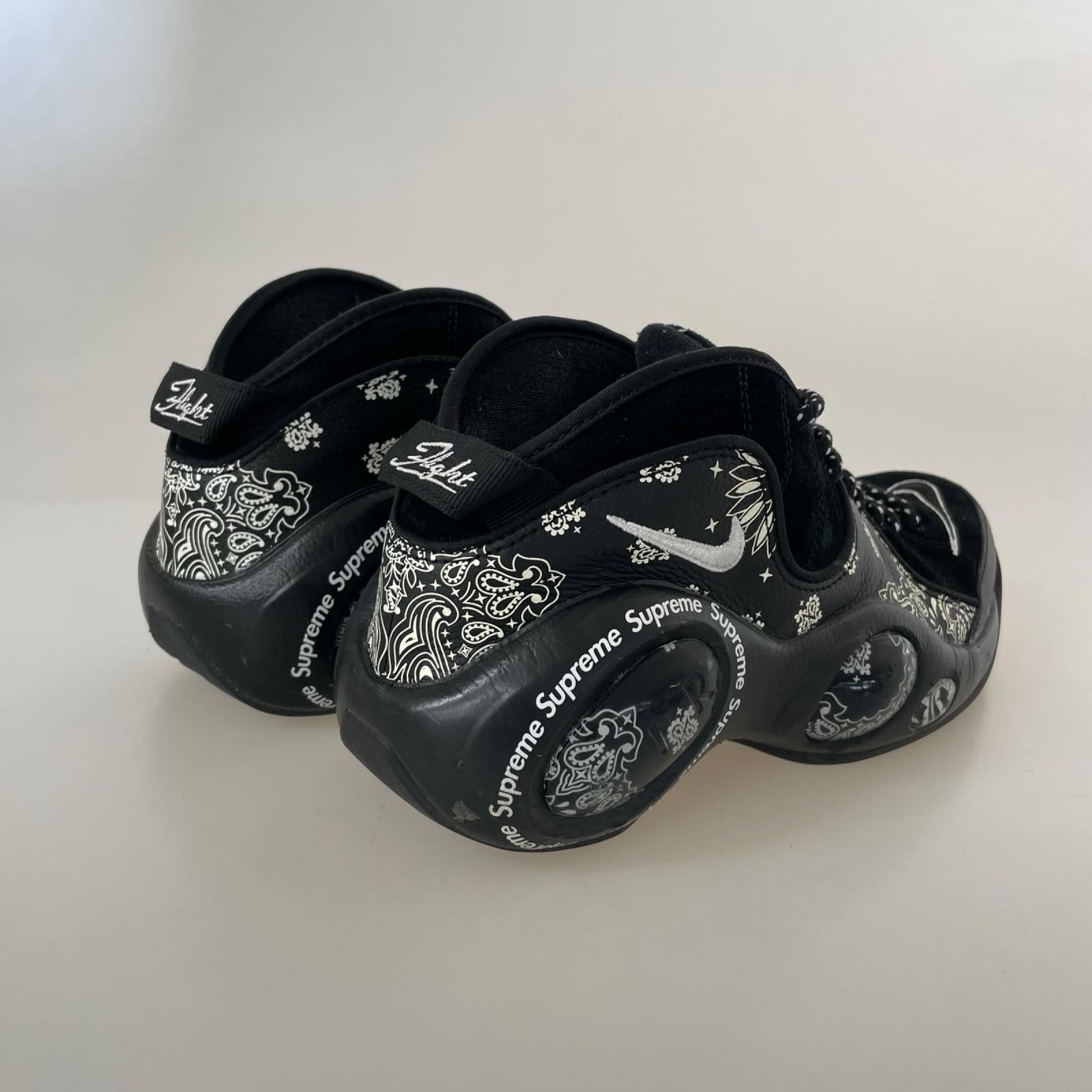 スニーカー SupremeAir Zoom Flight 95 SP Black/White 26.5cm (US8 1/2 UK8 EU43) ブラック
