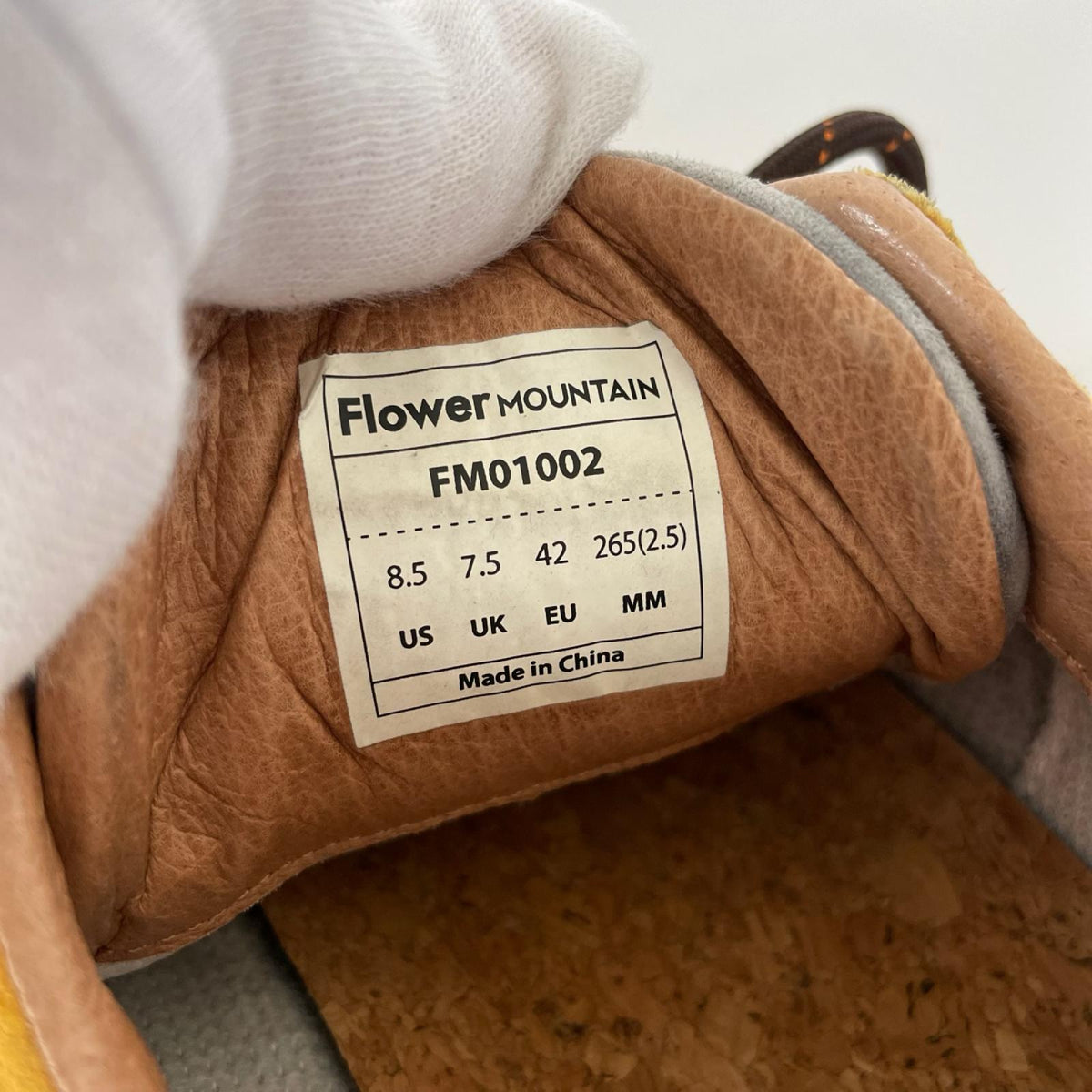スニーカー Flower MOUNTAIN/26.5/FM01002 26.5cm (US8 1/2 UK8 EU43) ブラウン