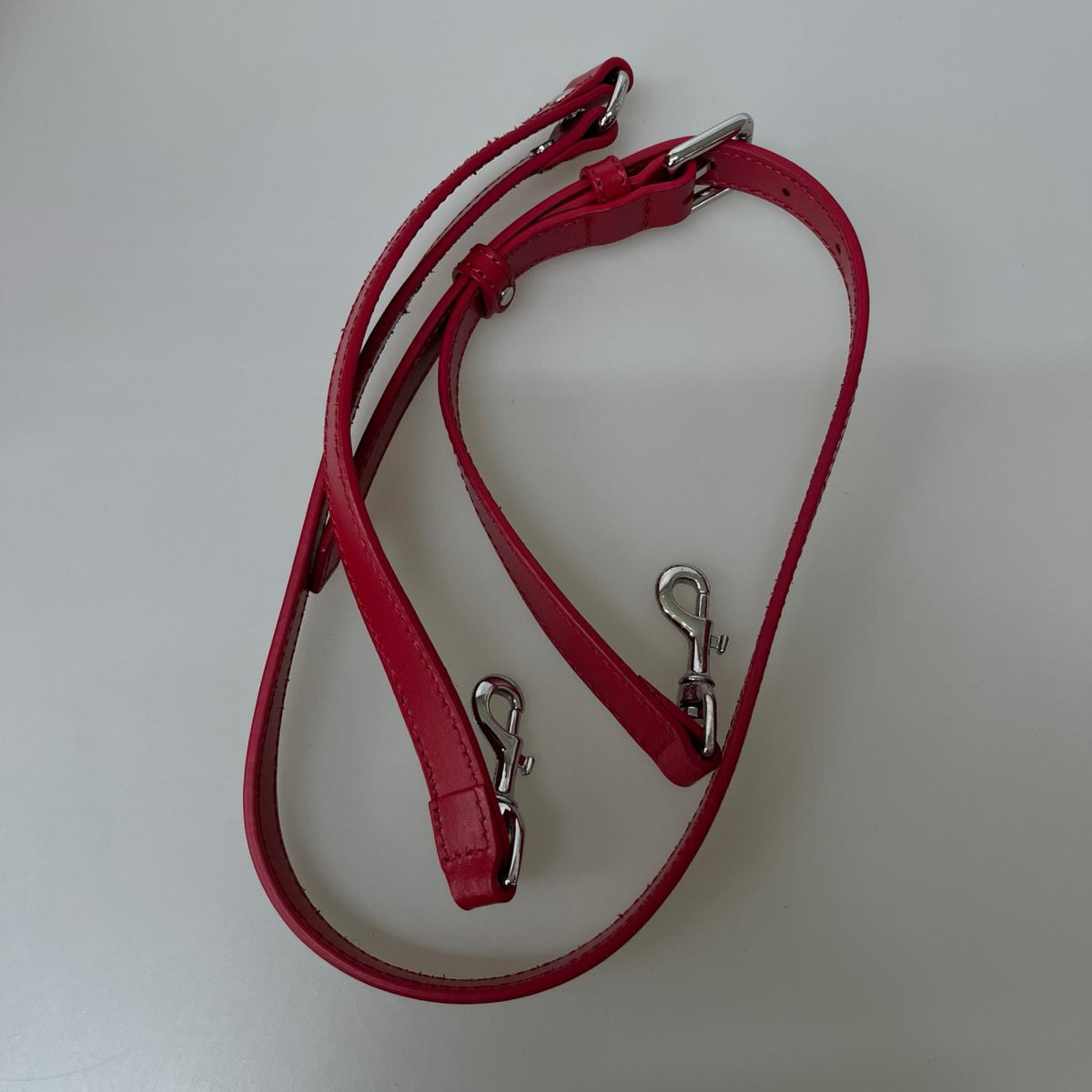 ショルダーバッグ ｽﾀｯｽﾞﾌﾘﾙ 2way 赤 レッド