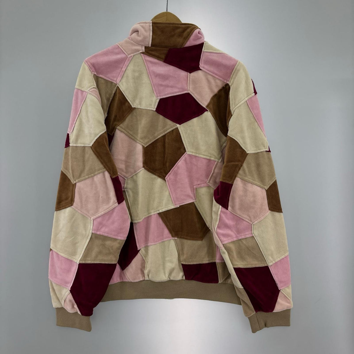 ジャケット 25ss Patchwork Velour Track Jacket M マルチカラー