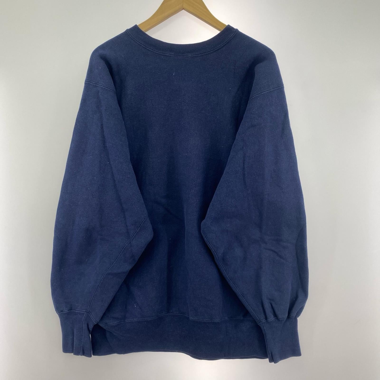 スウェット 90s 目無し/REVERSE WEAVE/ｻｲｽﾞXL ネイビー