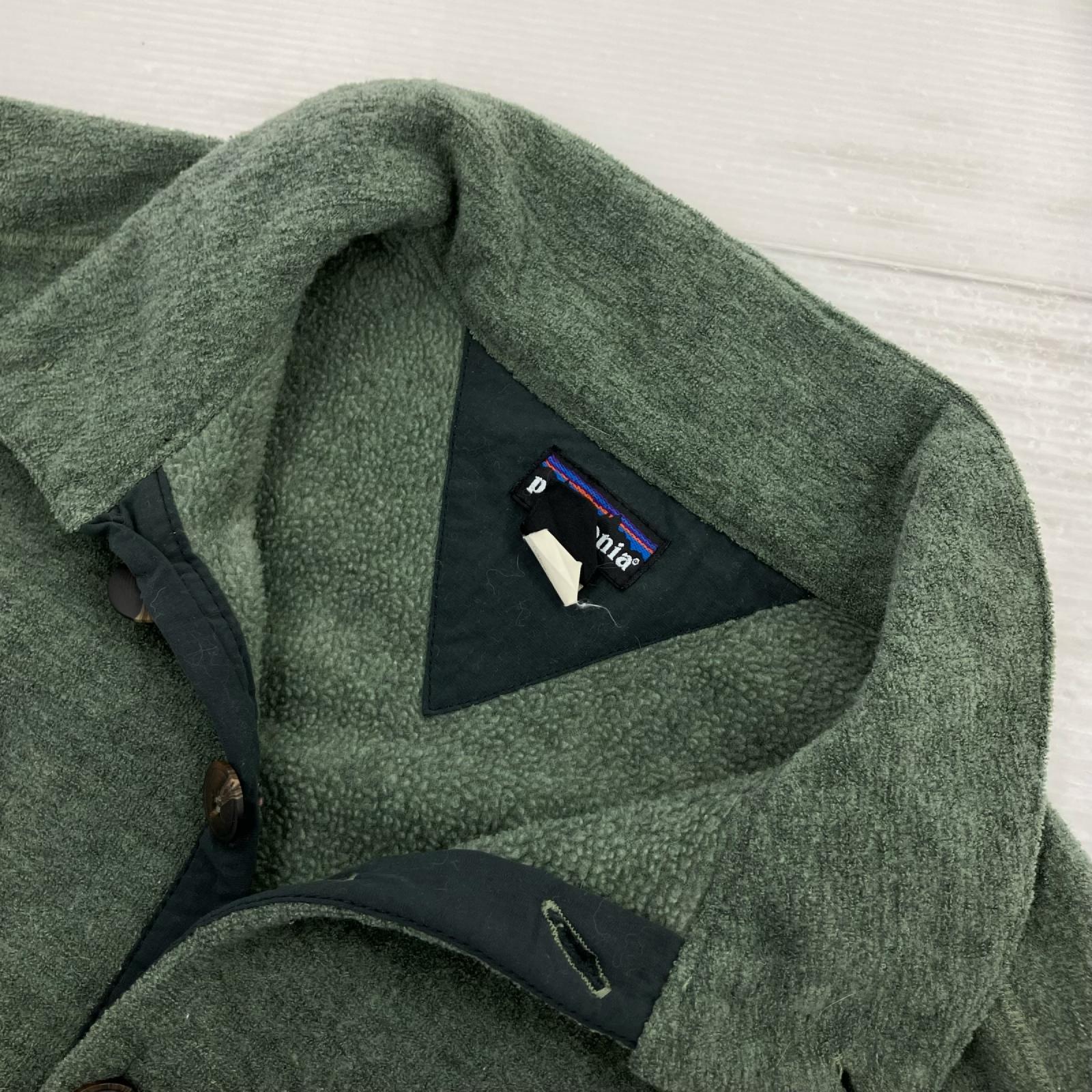 ジャケット 90s/USA製/雪無し/SYNCHILLA BOUCLE PULLOVER/Ｍ M グリーン