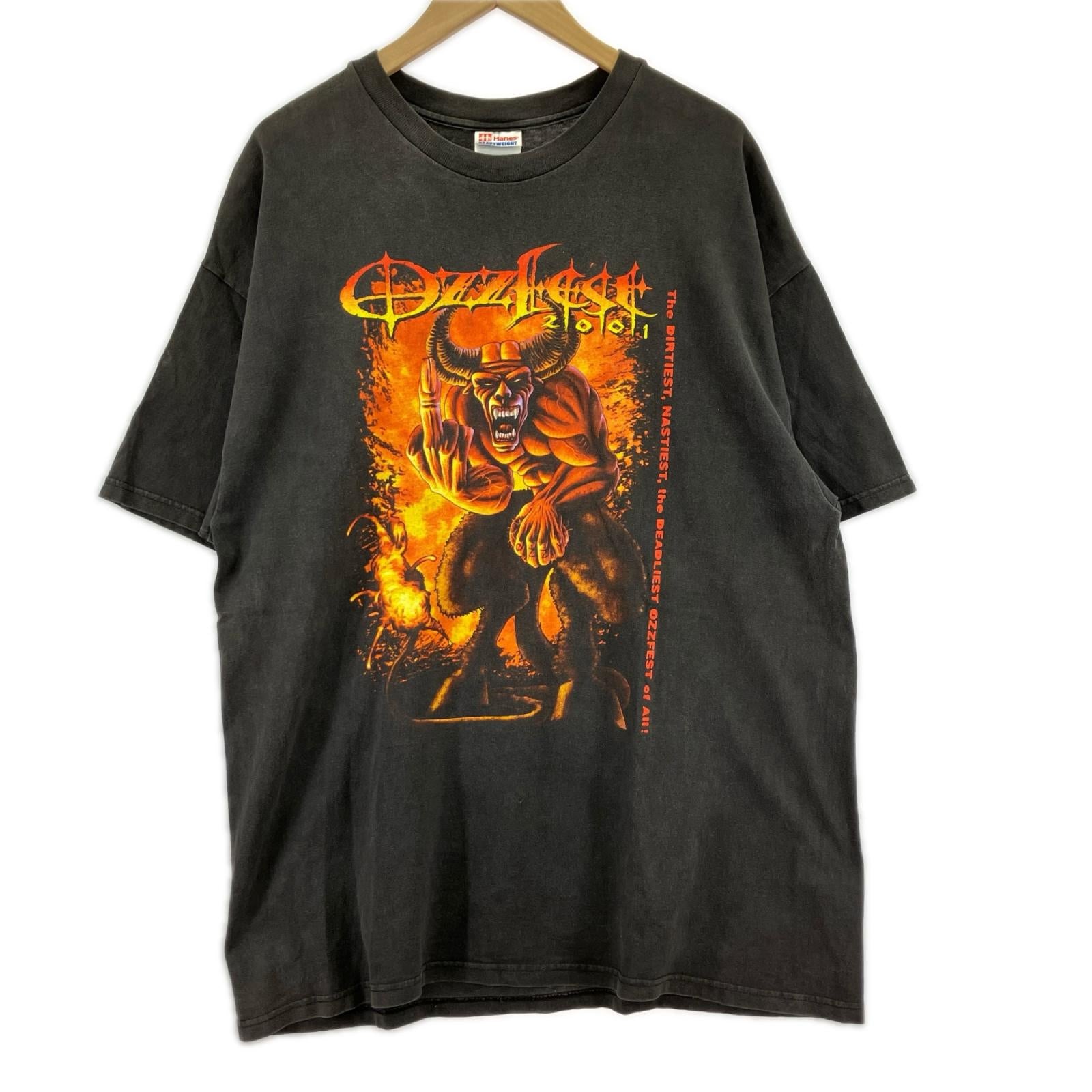 半袖Ｔシャツ OZZ FEST 2001/ｻｲｽﾞXL ブラック