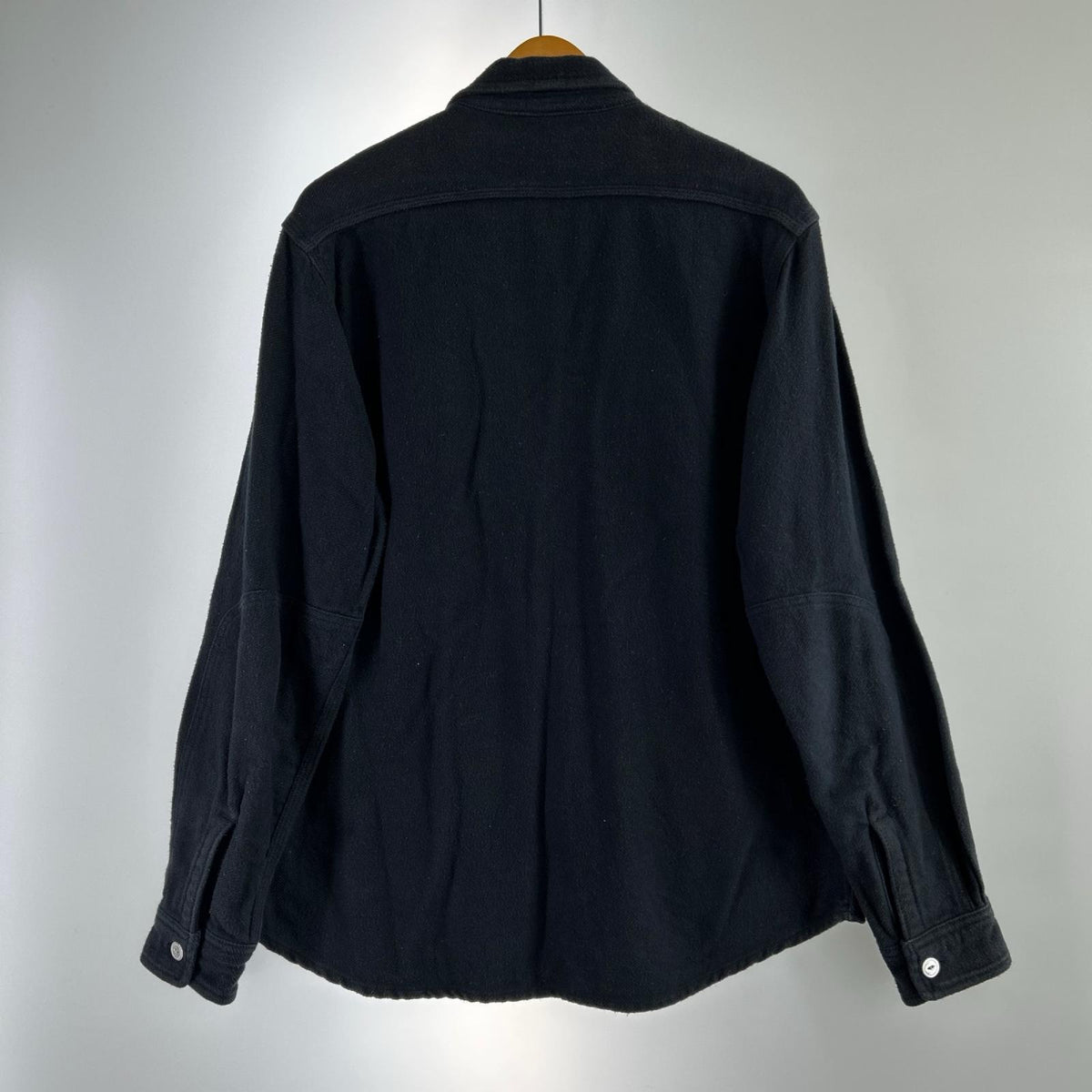 ジャケット ｺｯﾄﾝｼｬﾂｼﾞｬｹｯﾄ 黒 M ブラック