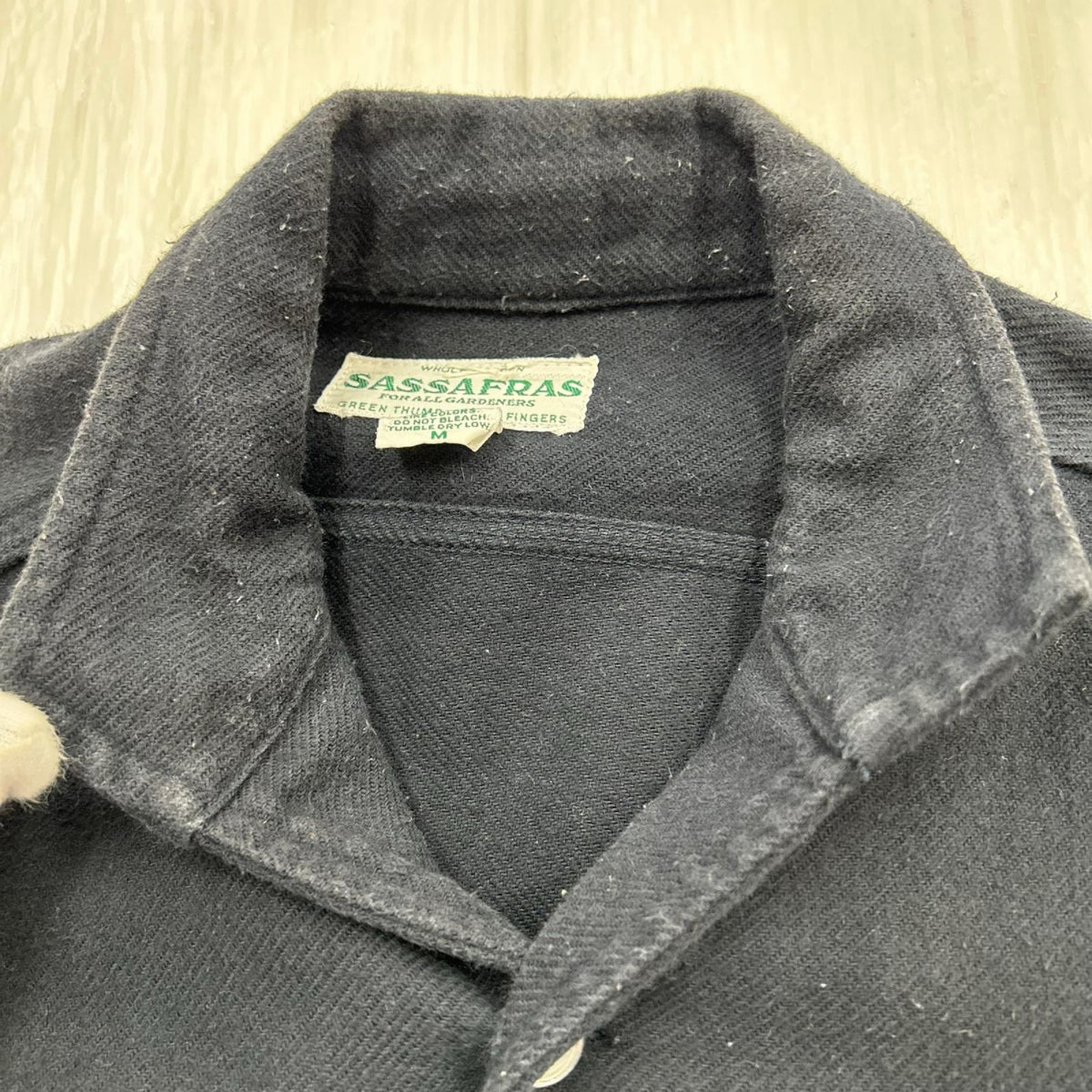 ジャケット ｺｯﾄﾝｼｬﾂｼﾞｬｹｯﾄ 黒 M ブラック