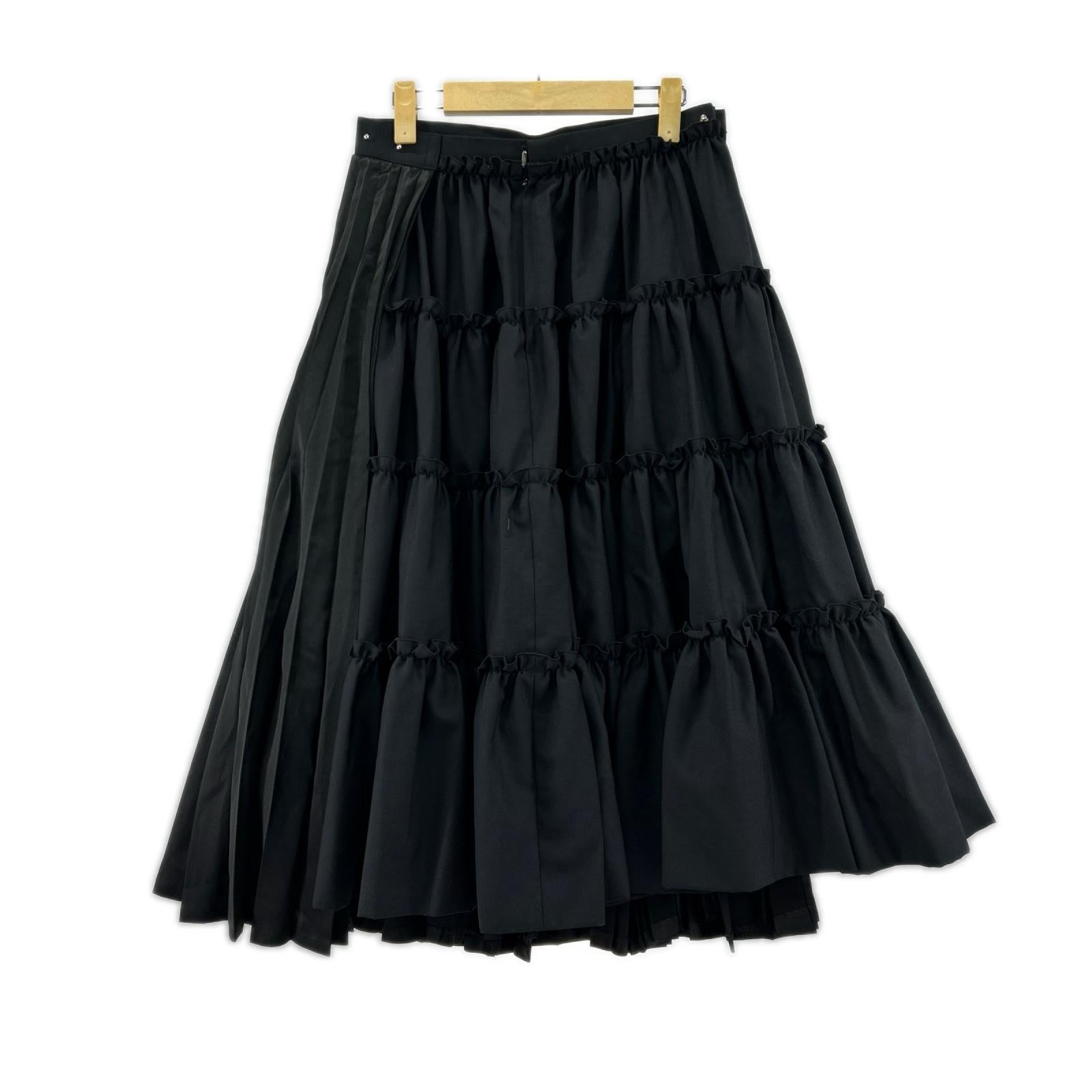 スカート NOIR KEI NINOMIYA/AD2021/切替/黒 ブラック