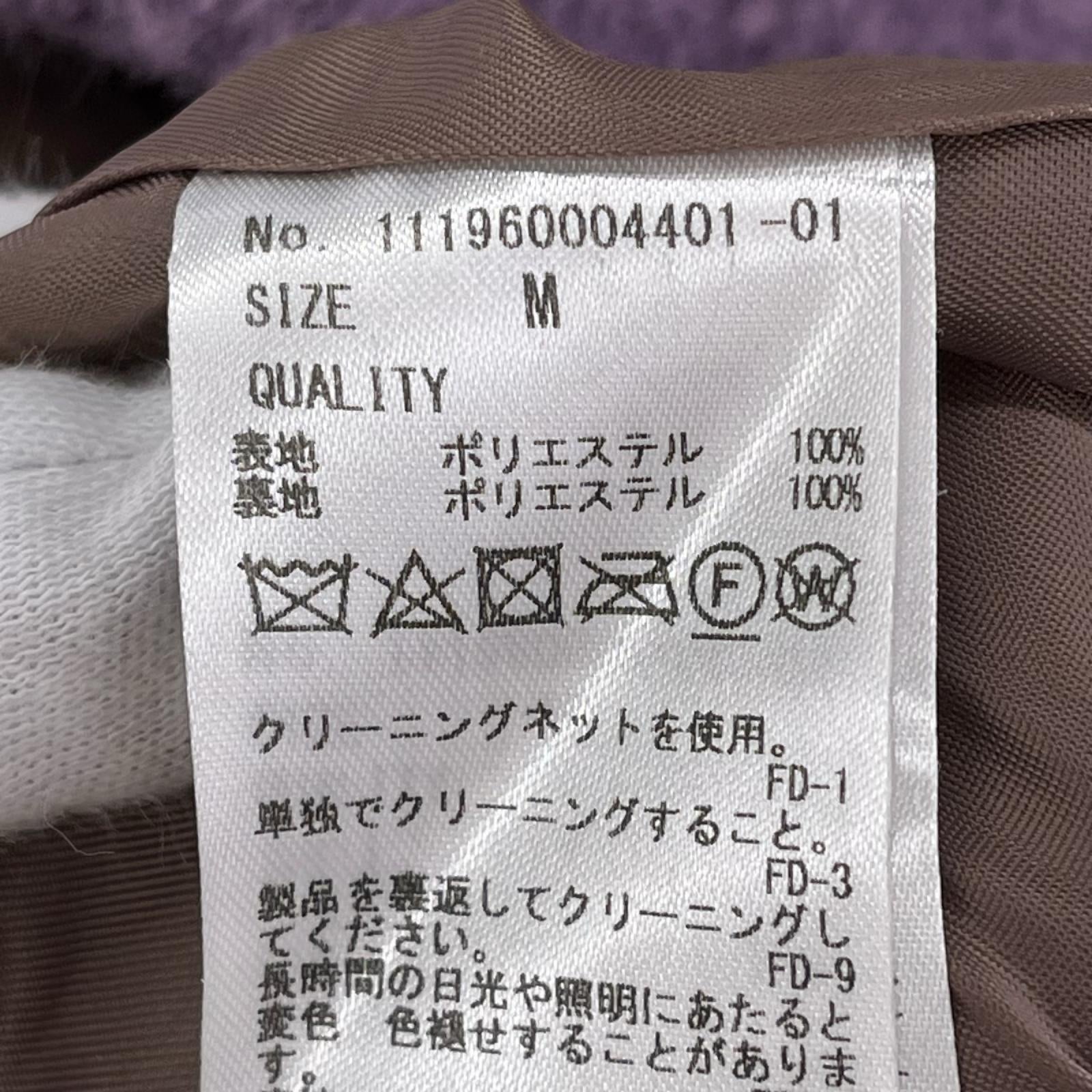 その他アウター ｼﾞｬｷﾞｰﾁｪｽﾀｰｺｰﾄ ﾊﾟｰﾌﾟﾙ M パープル