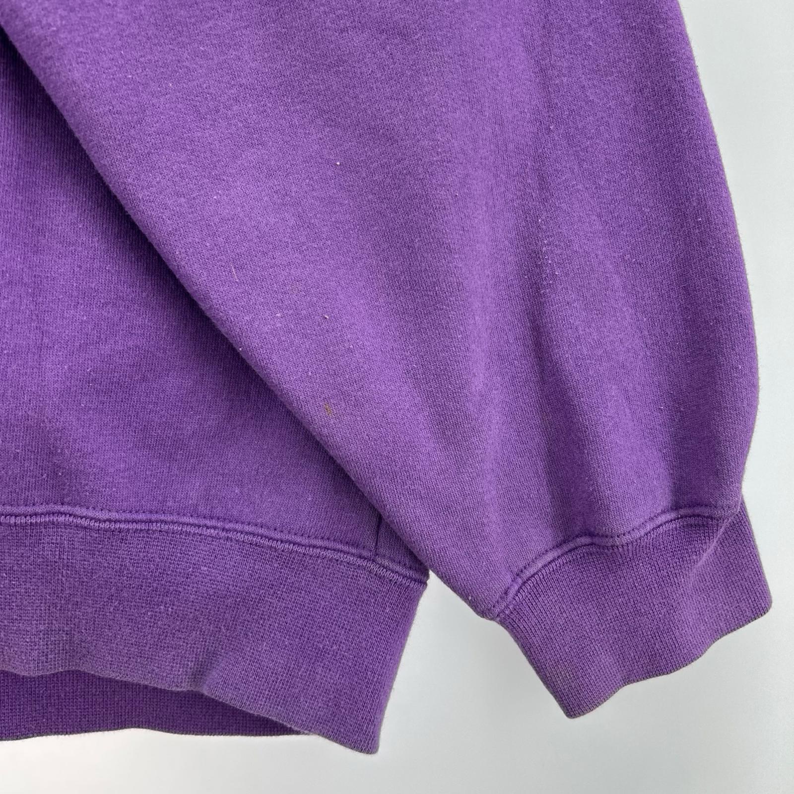 パーカー STUSSY 00S ﾛｺﾞﾌﾟﾘﾝﾄﾊﾟｰｶｰ M パープル