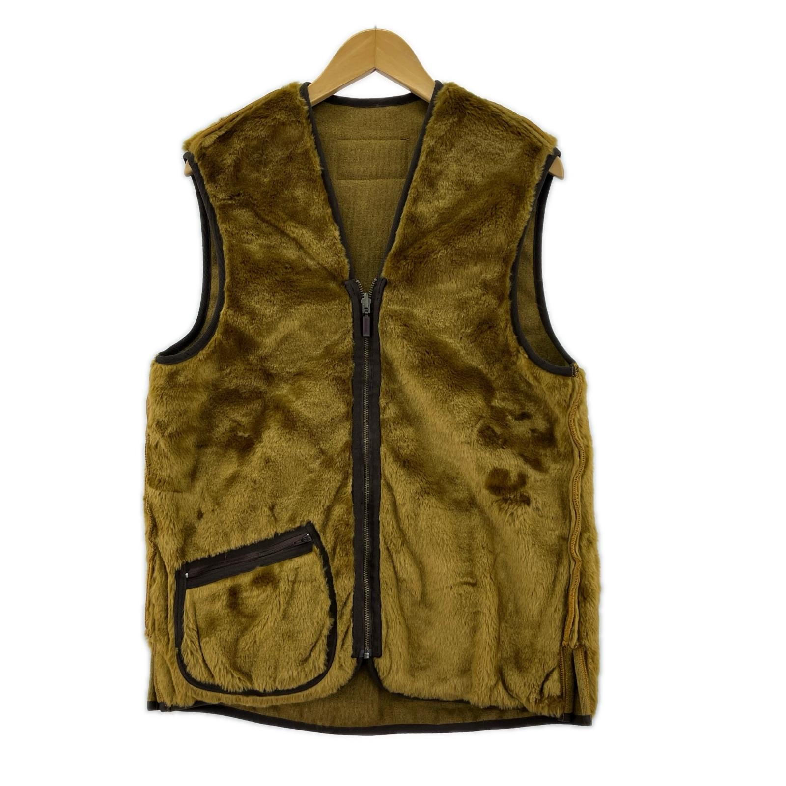 ジャケット WARM PILE WAISTCOAT LINER（38） 38 ブラウン