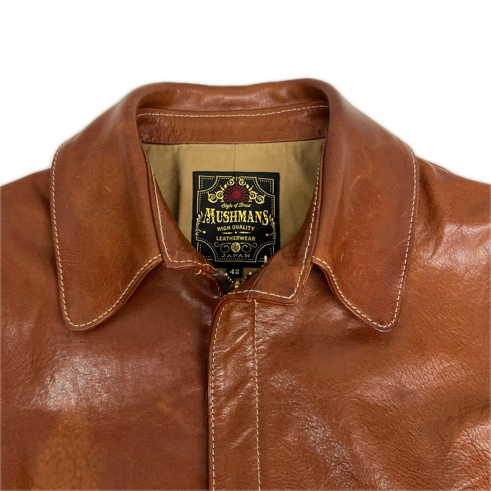 レザージャケット MUSHMANS INDIANA Style Leather Jacket