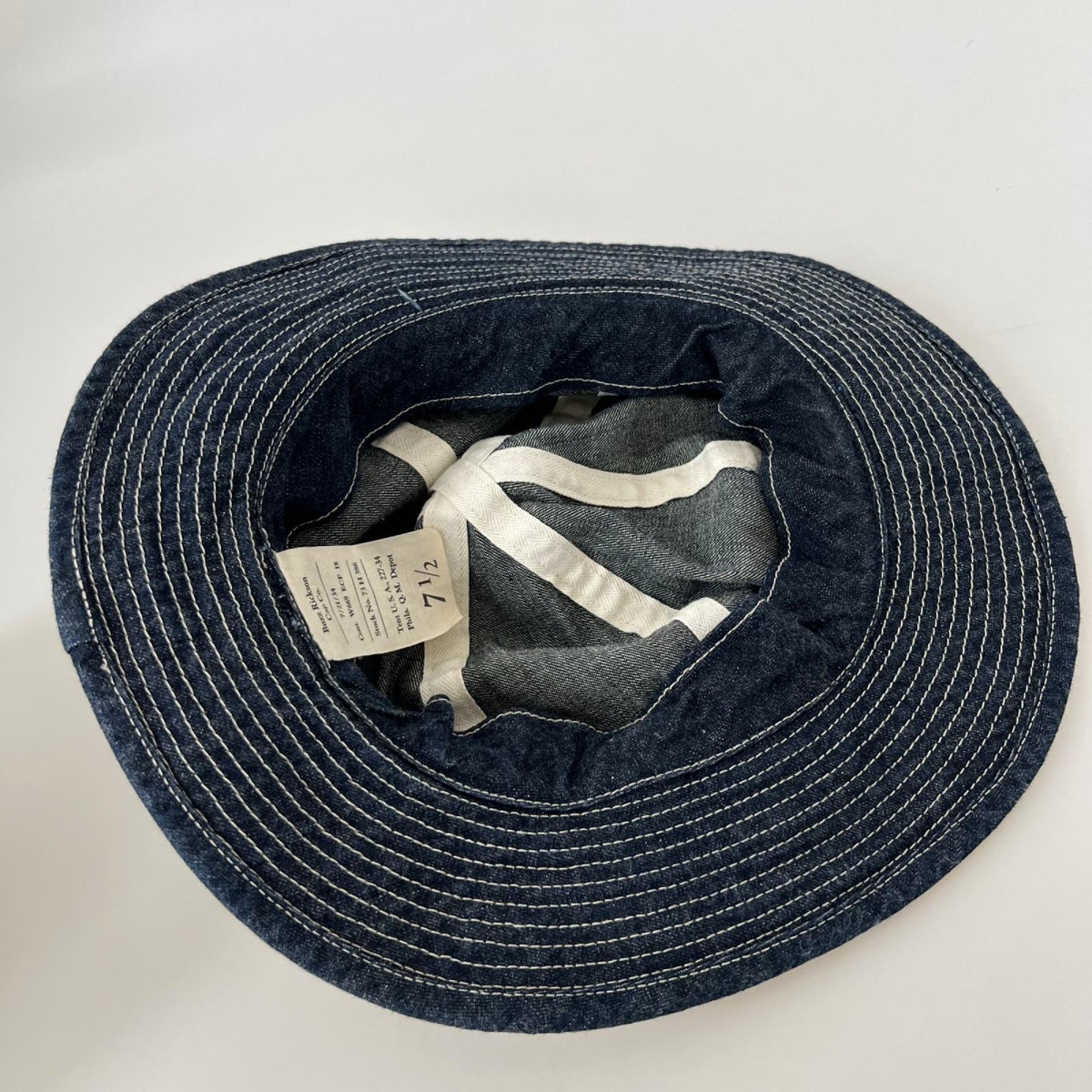 ハット BR01476 HAT,WORKING,DENIM