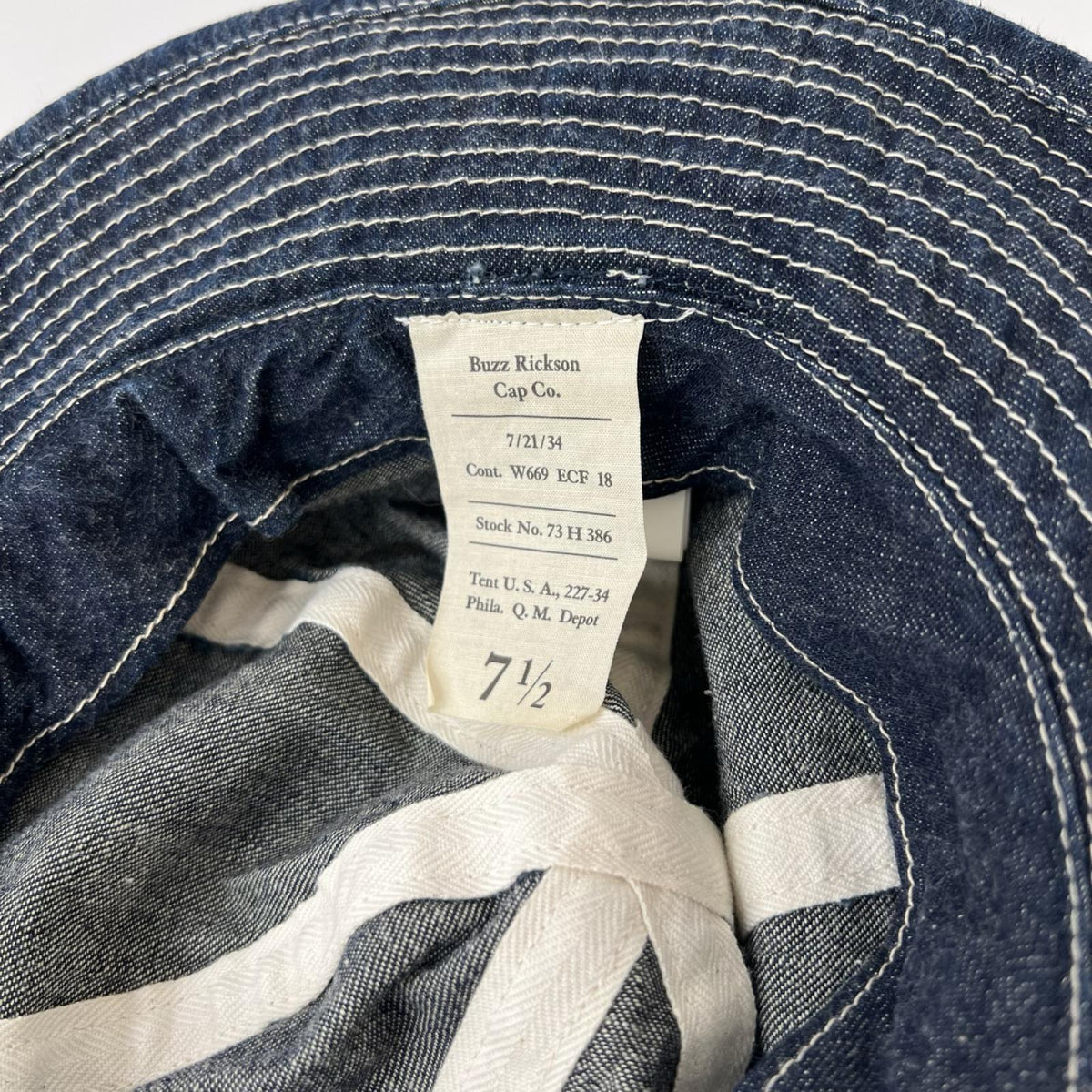ハット BR01476 HAT,WORKING,DENIM