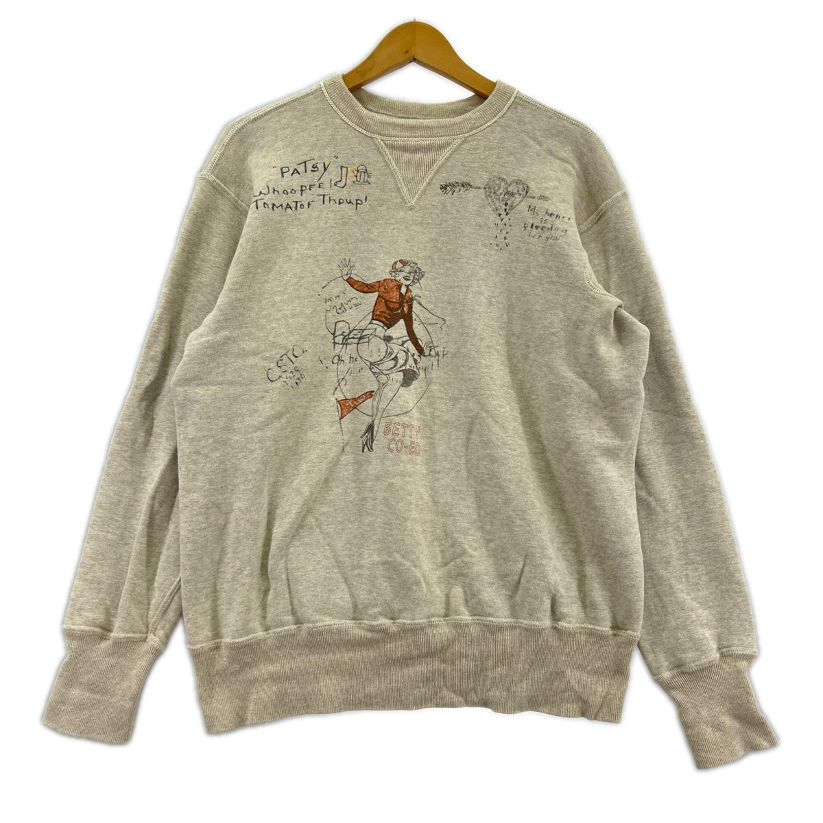 スウェット Lot.403 PATSY フリーダムスリーブ スウェット (42) 42 ベージュ