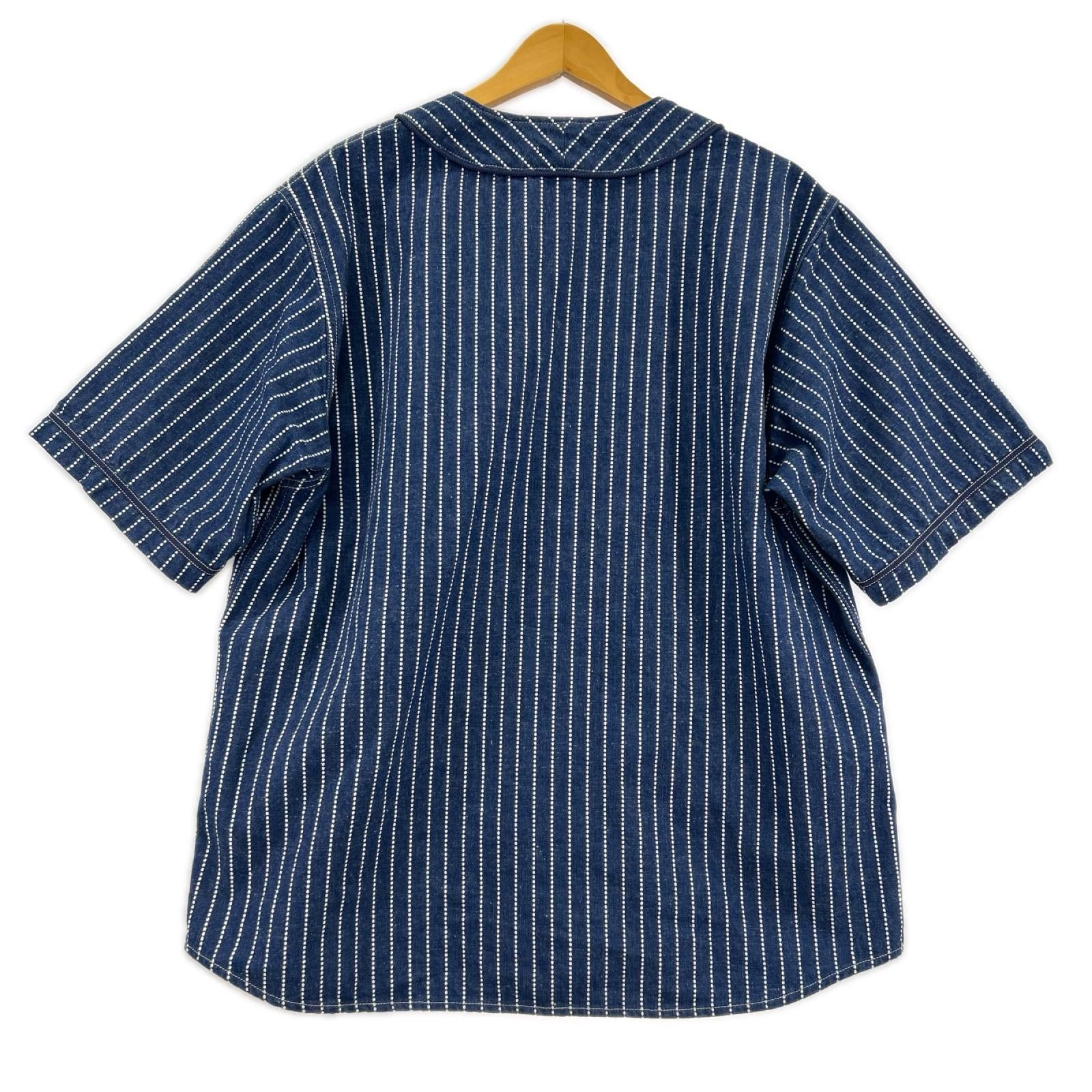 半袖シャツ Doolittle Base Ball Shirt (L) ZA-0305 L ブルー