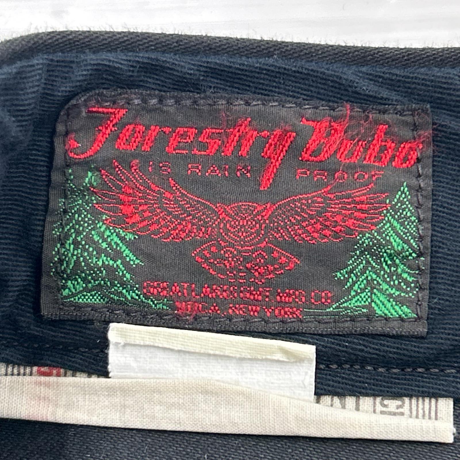 パンツ FORESTRY BUBO ダブルニーパンツ (W35) 黒 34 ブラック