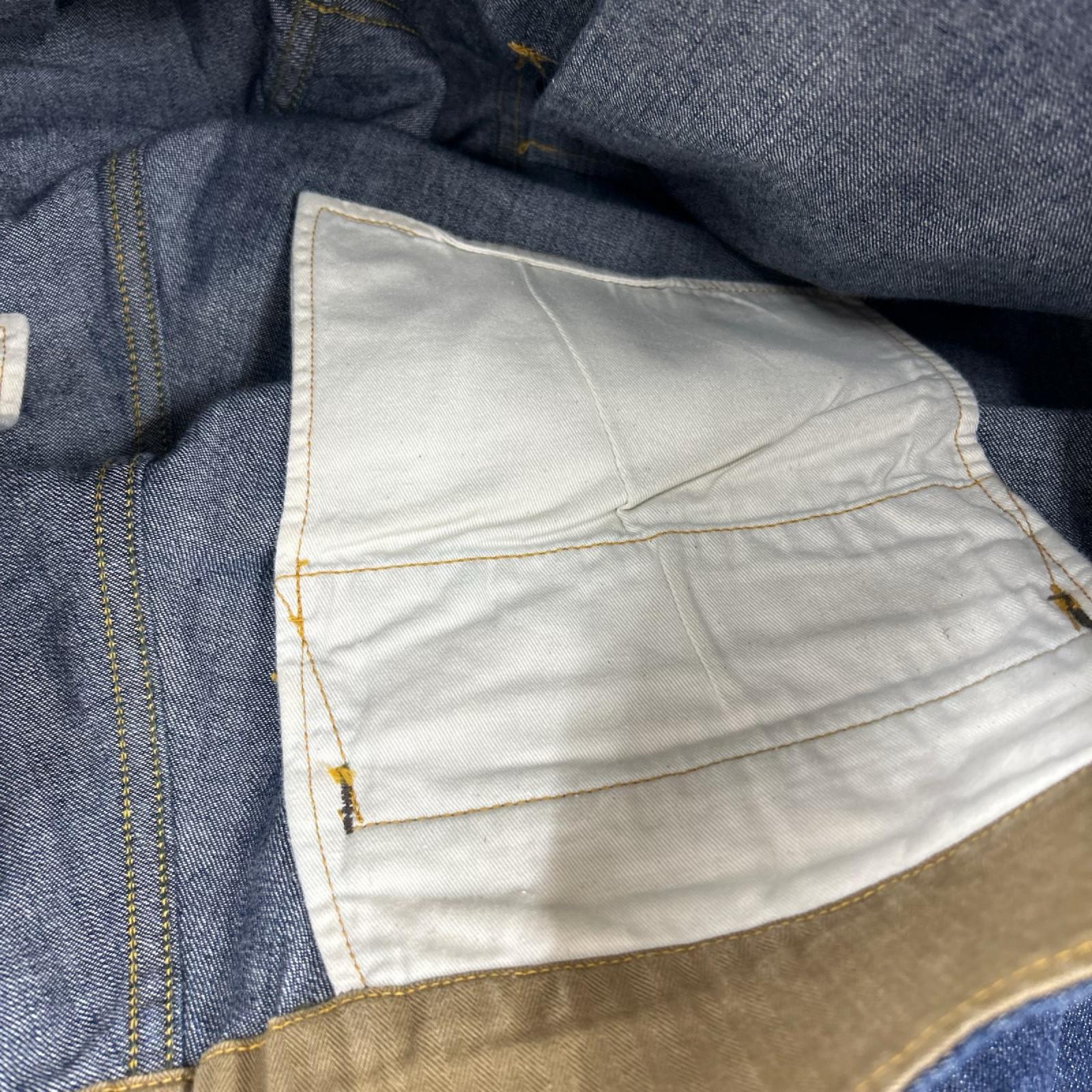 デニムパンツ S-8 AVIATORS TROUSERS DENIM (W35) 34 ネイビー