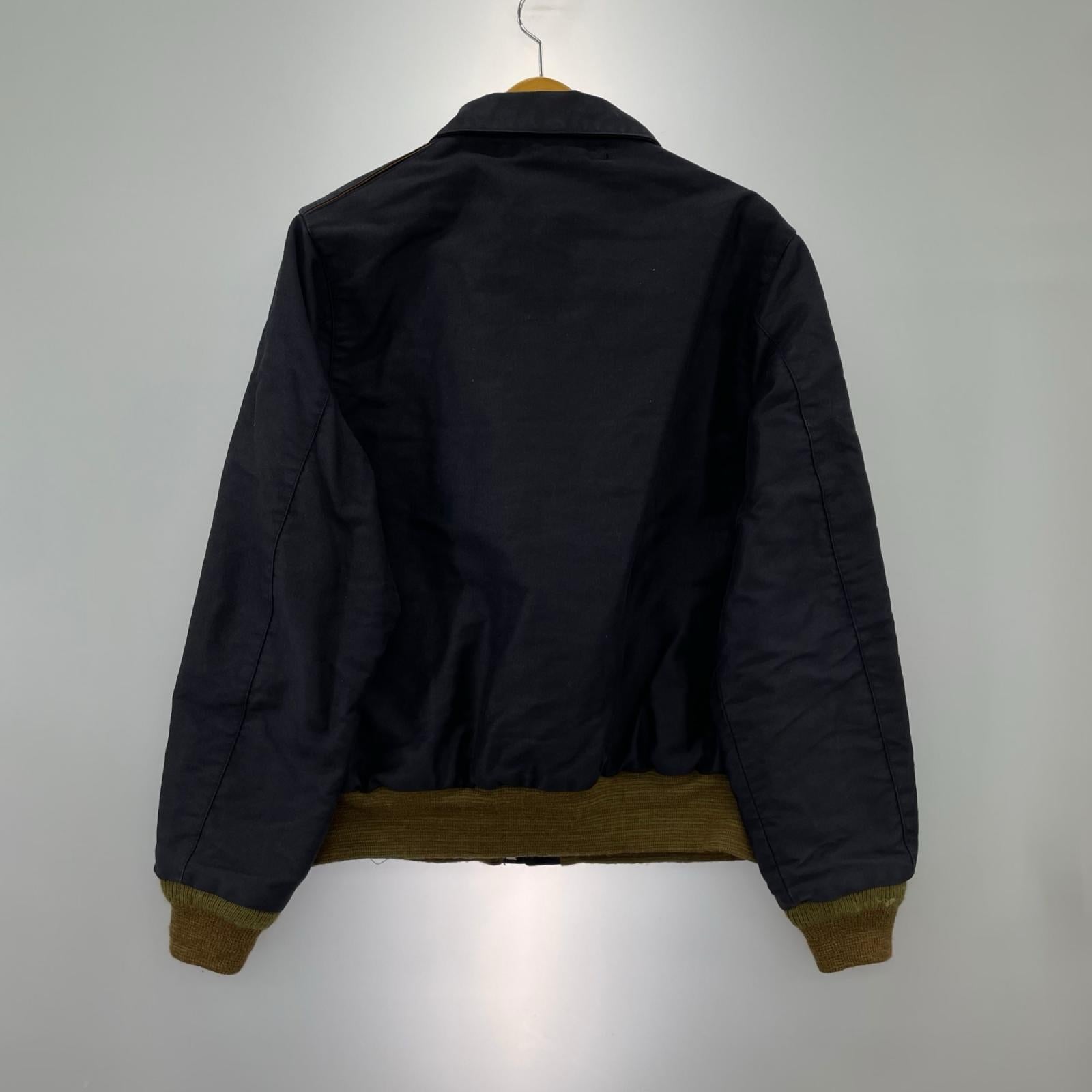 ミリタリージャケット AVIATION ASSOCIATES JUNGLE CLOTH A-2 40 ブラック