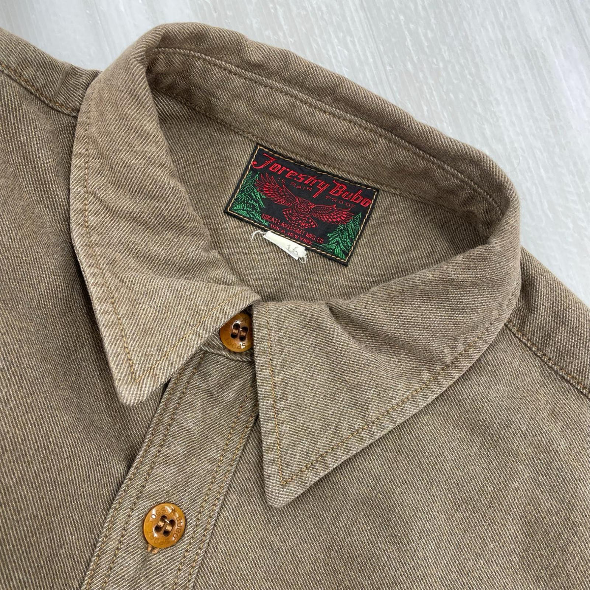 長袖シャツ 1930～1940s STYLE UTILITY GARMENT (16) ブラウン