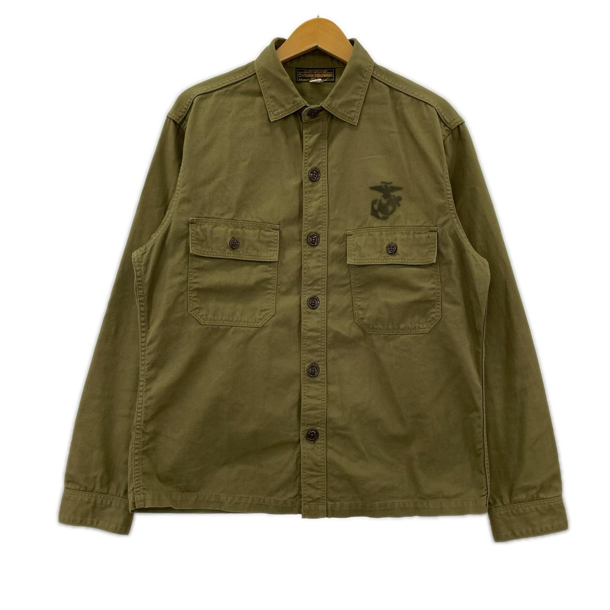 長袖シャツ MILITARY UTILITY SHIRTS USMC DEVIL DOG