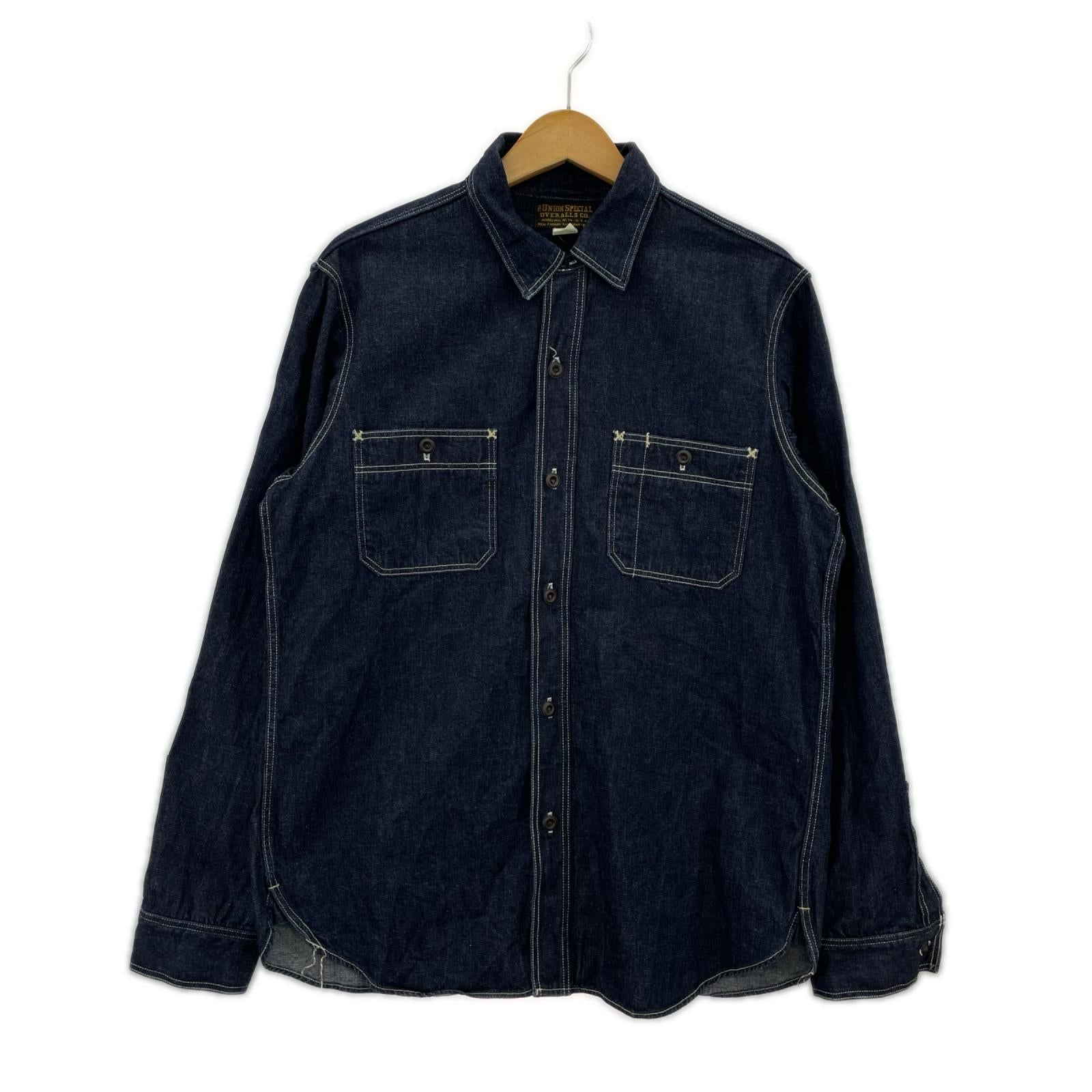 長袖シャツ NEAL 8OZ INDIGO DENIM SHIRT (17)