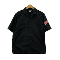 半袖シャツ Cal" OPEN-COLLARED SHORT SLEEVE SHIRT ブラック