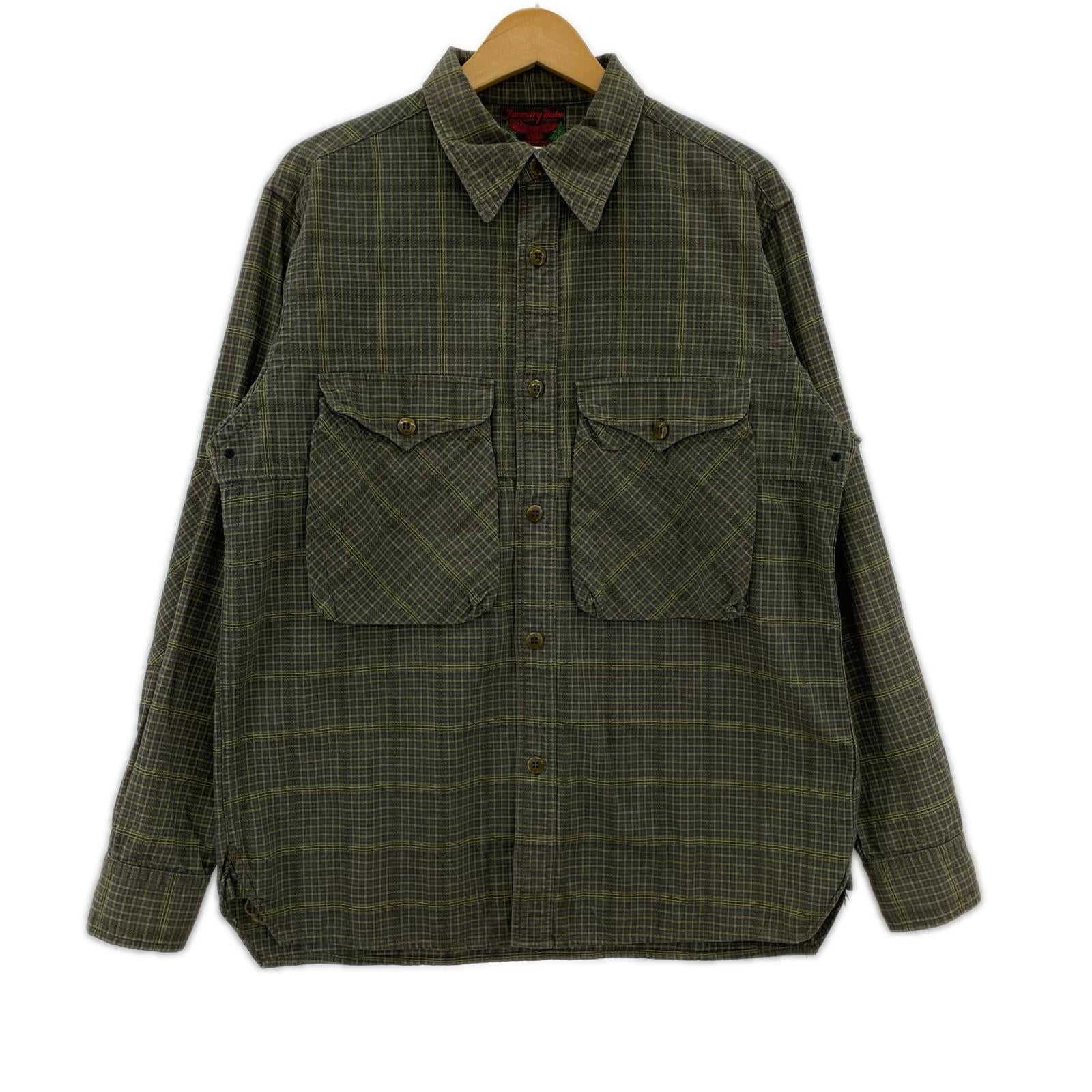 長袖シャツ GREAT LAKE UTILITY SHIRT HIGHBALLER (16) グリーン