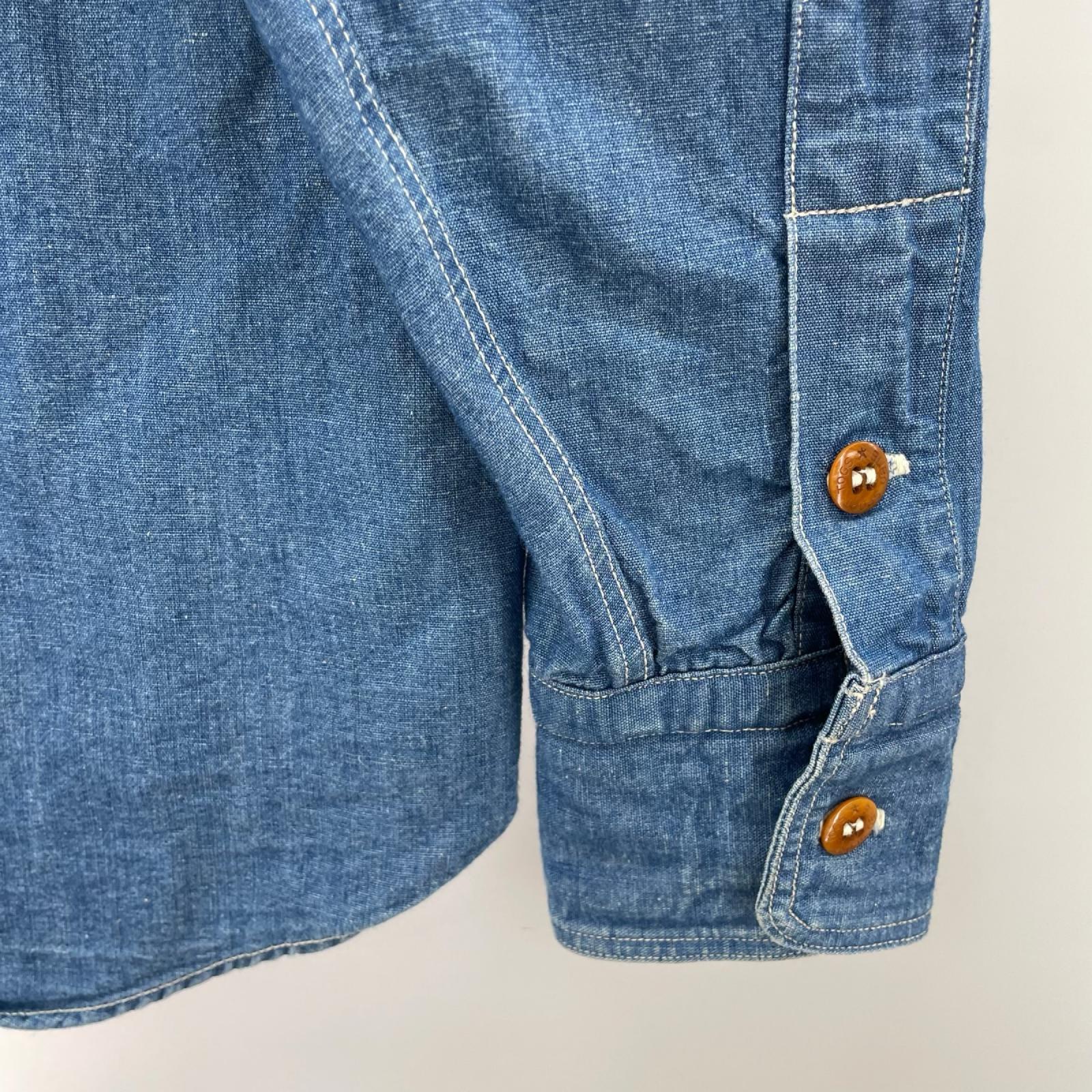 長袖シャツ GREATLAKE Explorer Shirt (16) インディゴ ブルー