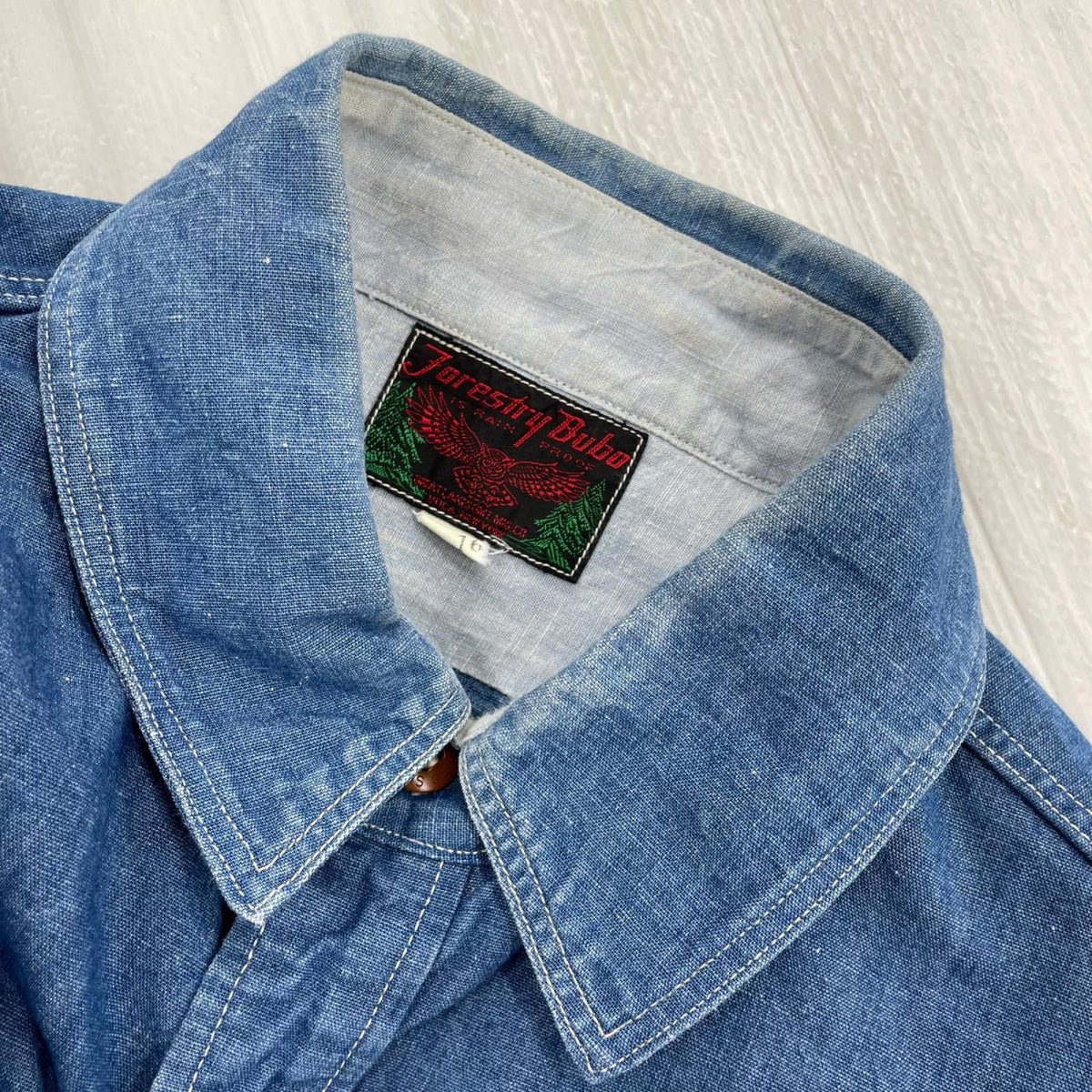 長袖シャツ GREATLAKE Explorer Shirt (16) インディゴ ブルー