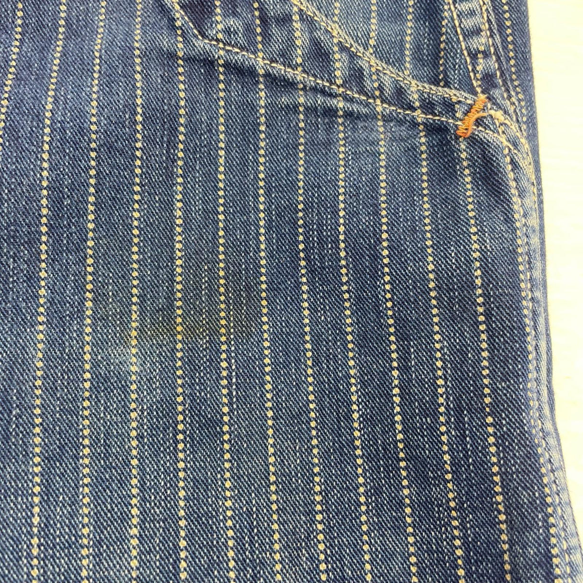 パンツ BOOTLEGGERS ウォバッシュ シンチバック パンツ 紺 ネイビー