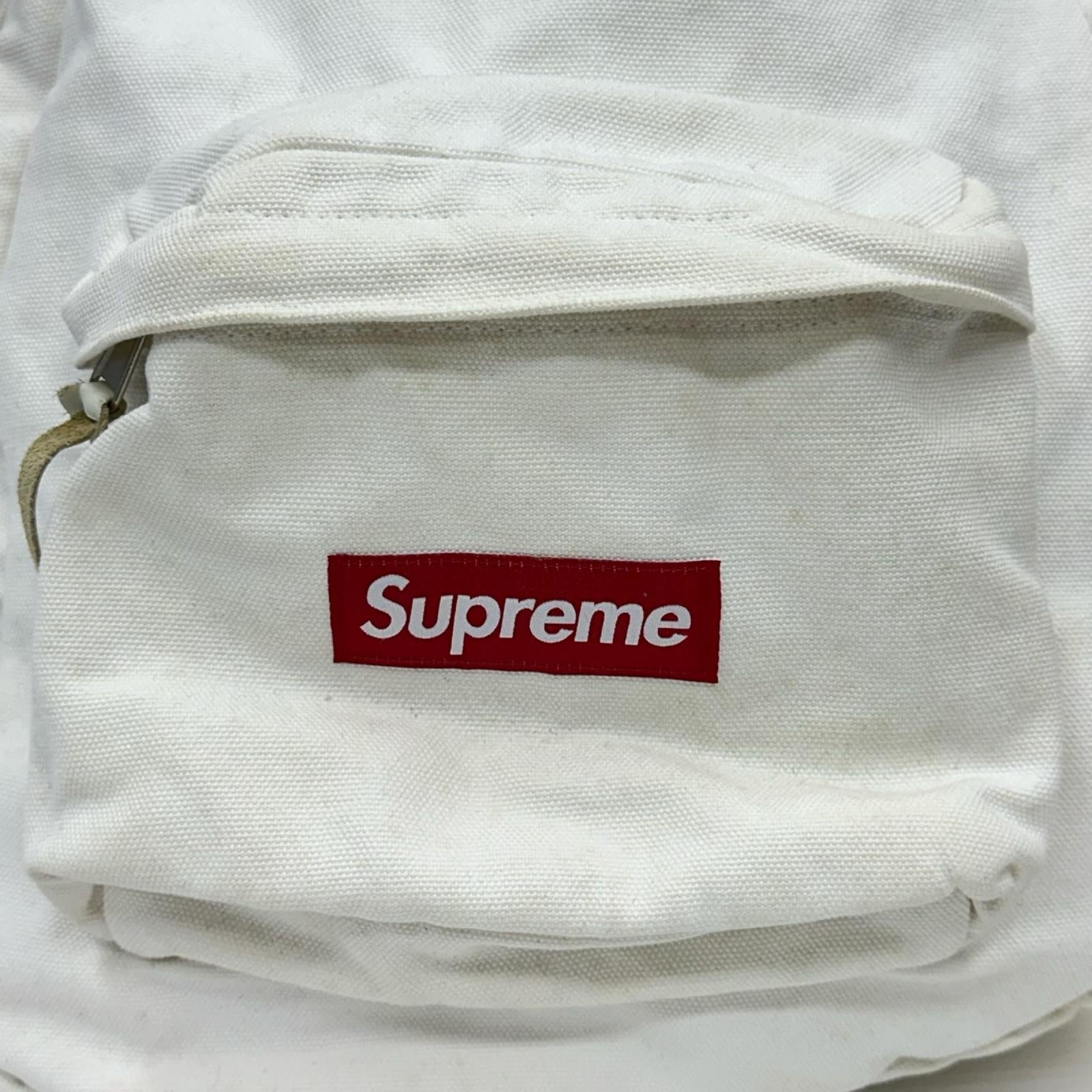 リュック・デイパック 20AW Canvas Backpack WHT ホワイト