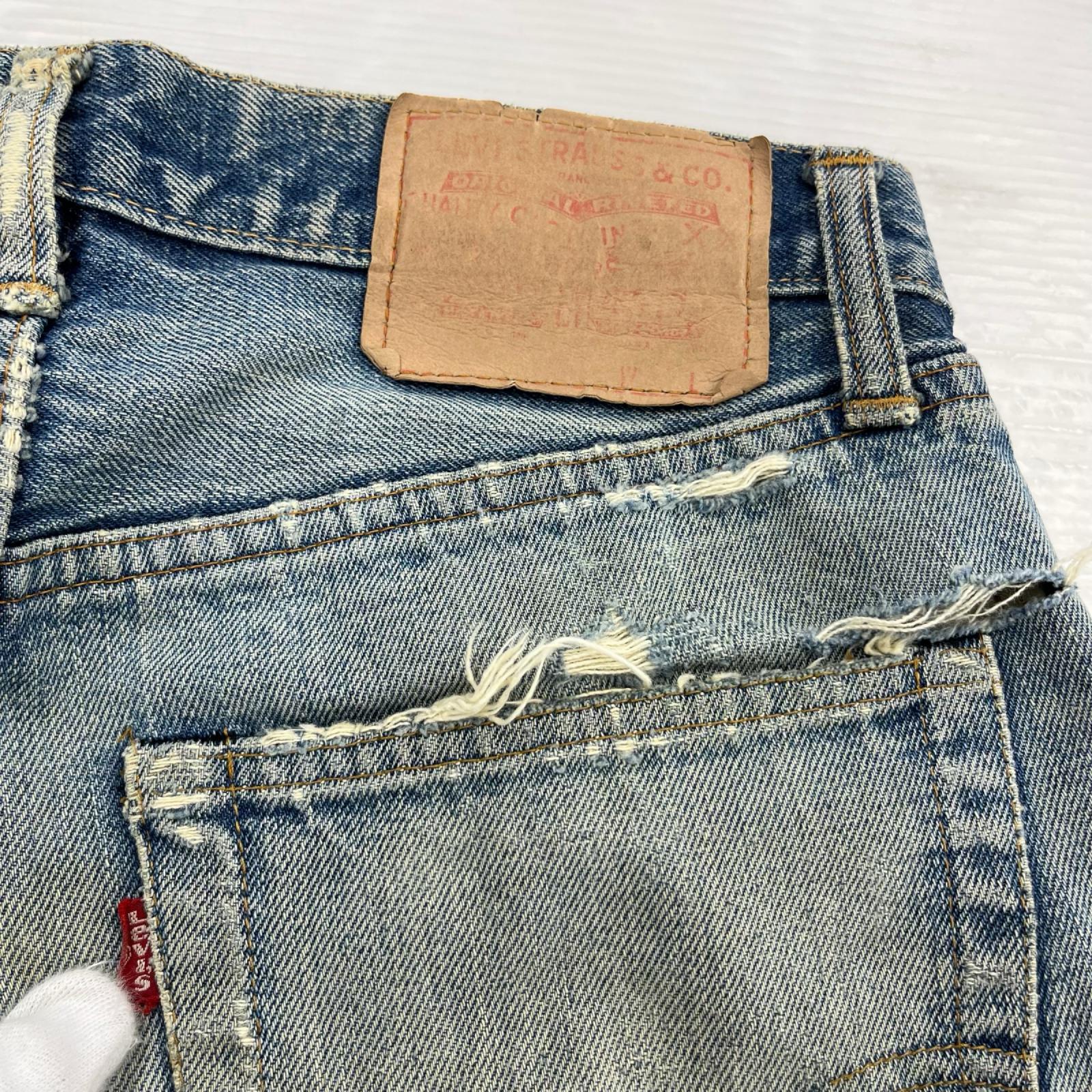 デニムパンツ 66前期 Lot501 ﾃﾞﾆﾑ ブルー