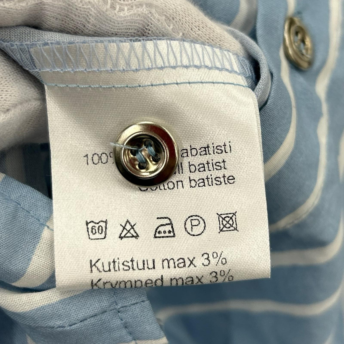 長袖シャツ ｽﾄﾗｲﾌﾟｼｬﾂ S